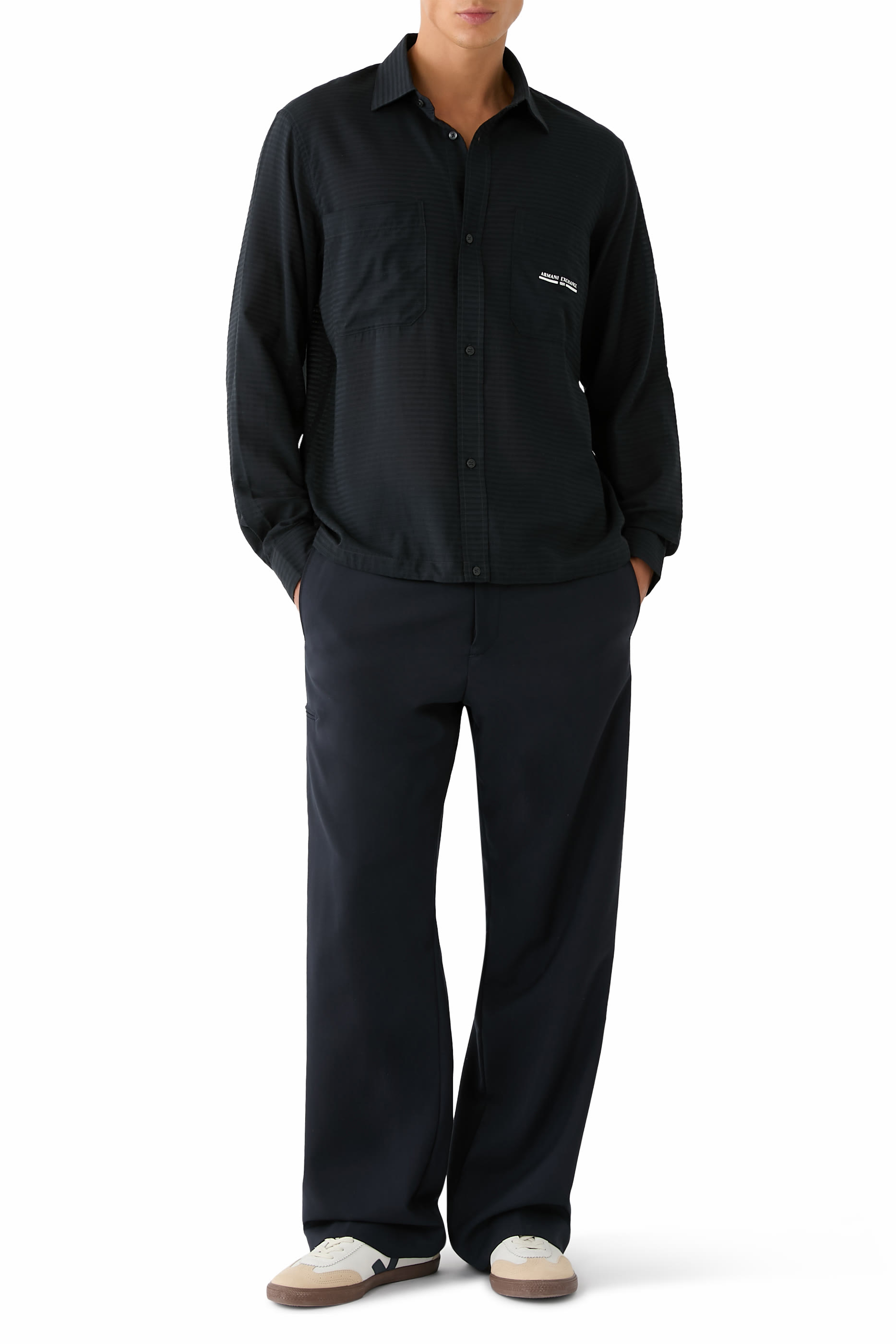 قميص مارينا بأكمام طويلة