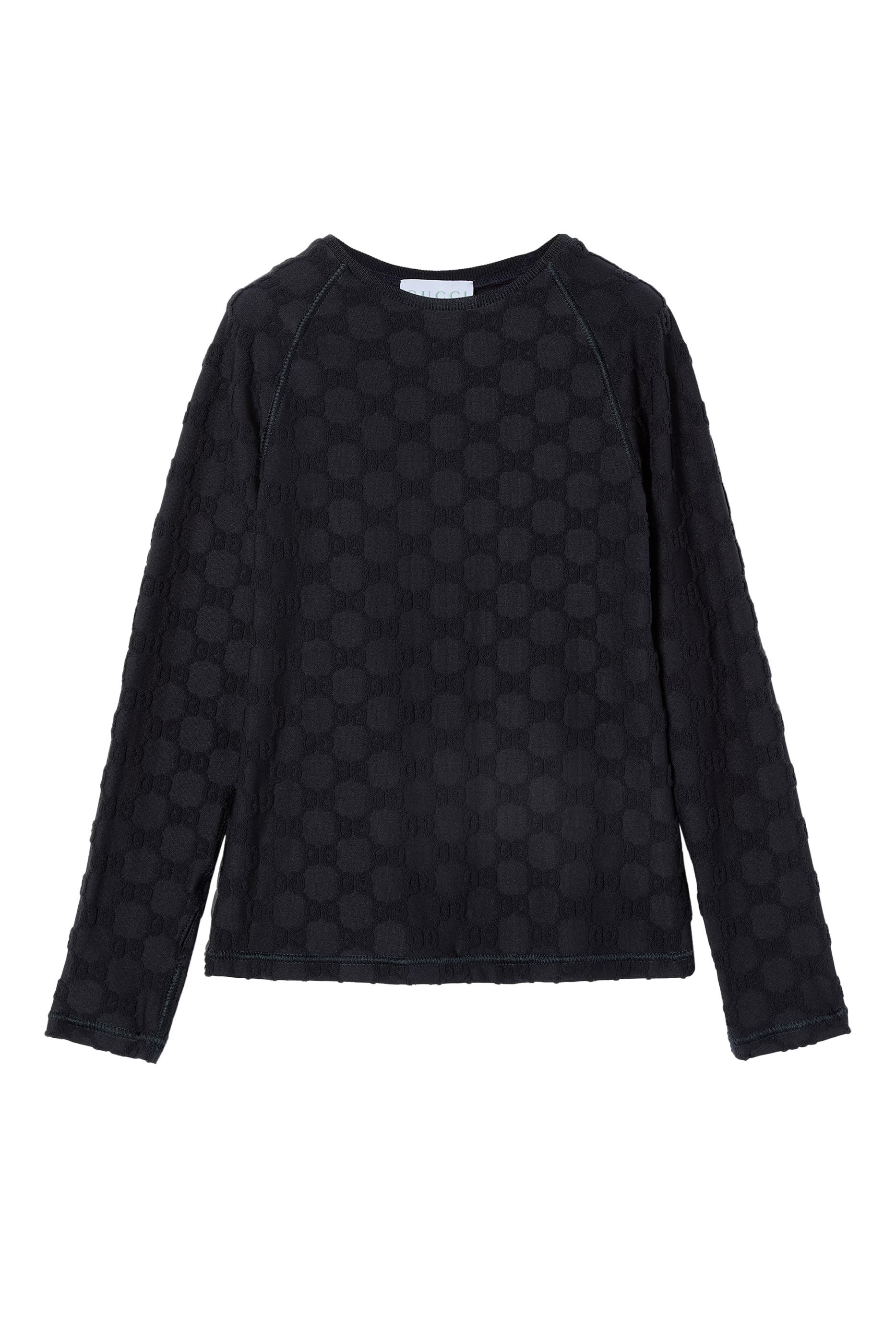 تيشيرت بنقشة حرفي شعار الماركة قماش تيري