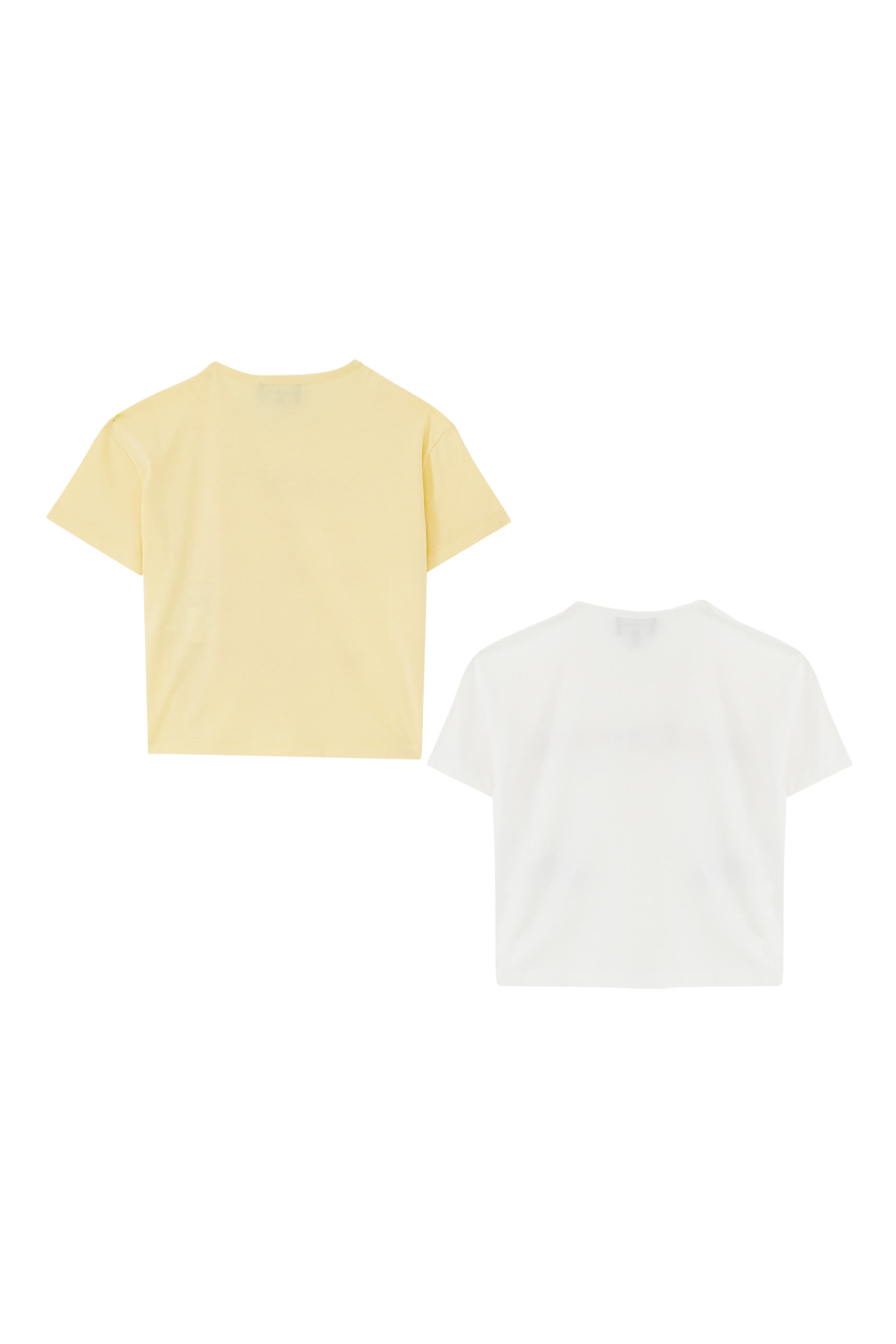 طقم تيشيرت بشعار الماركة للأطفال قطعتين