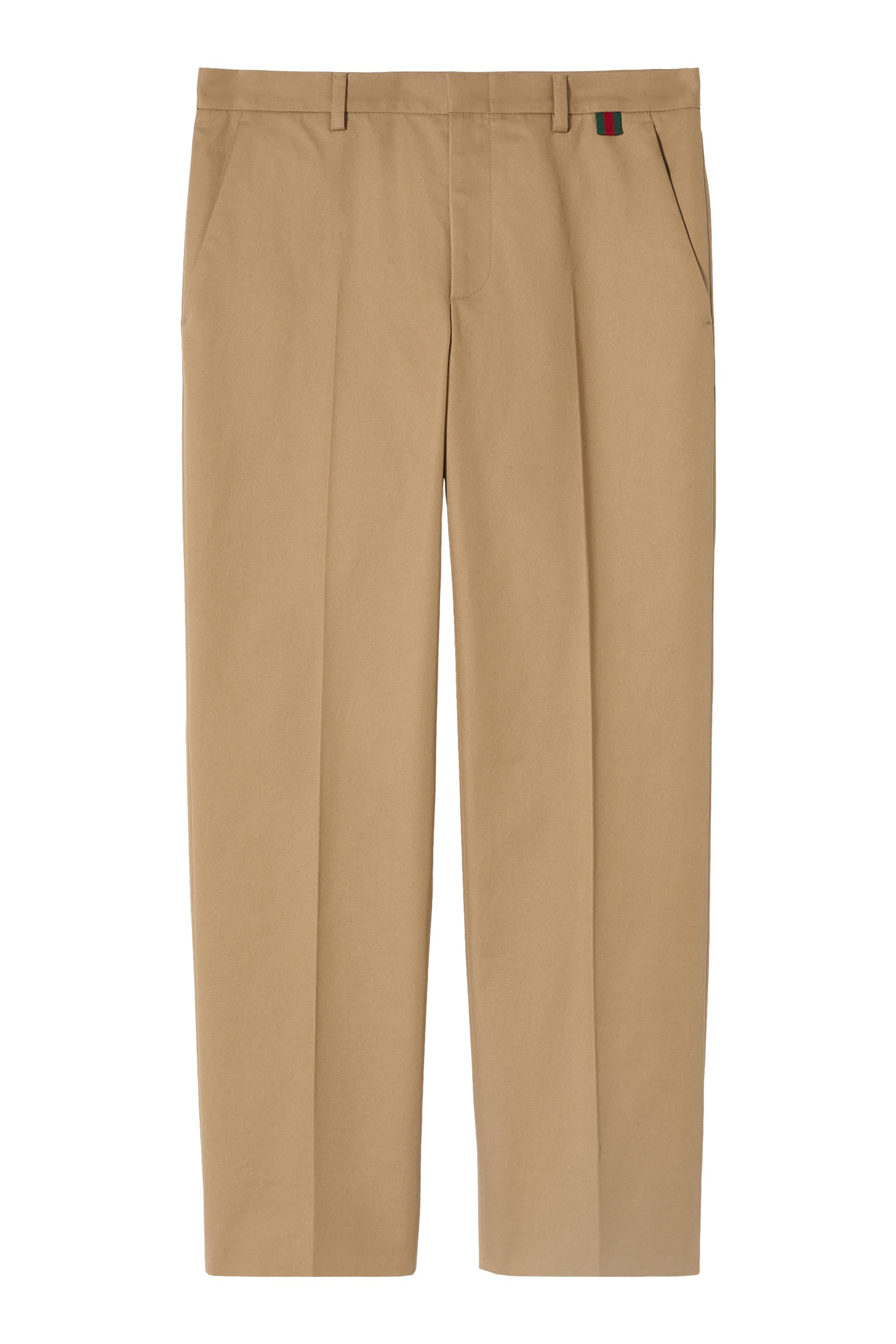 بنطال بشريط ويب حرير تويل