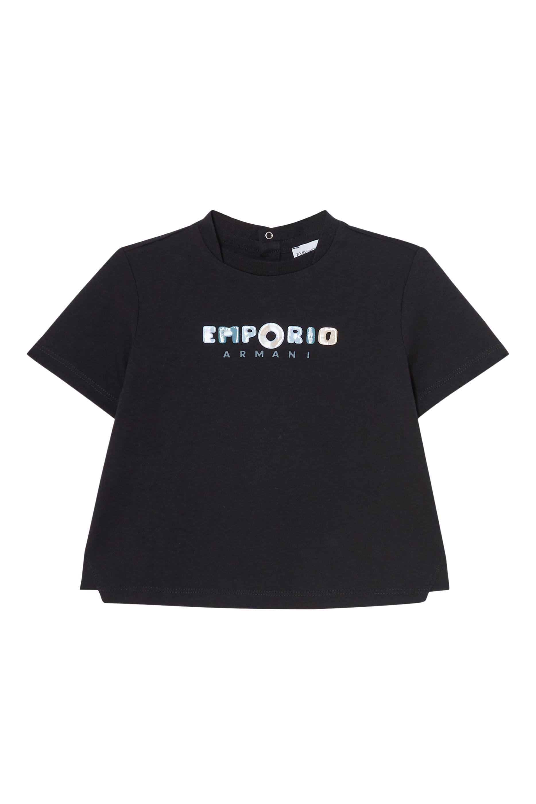 تيشيرت بشعار الماركة للأطفال