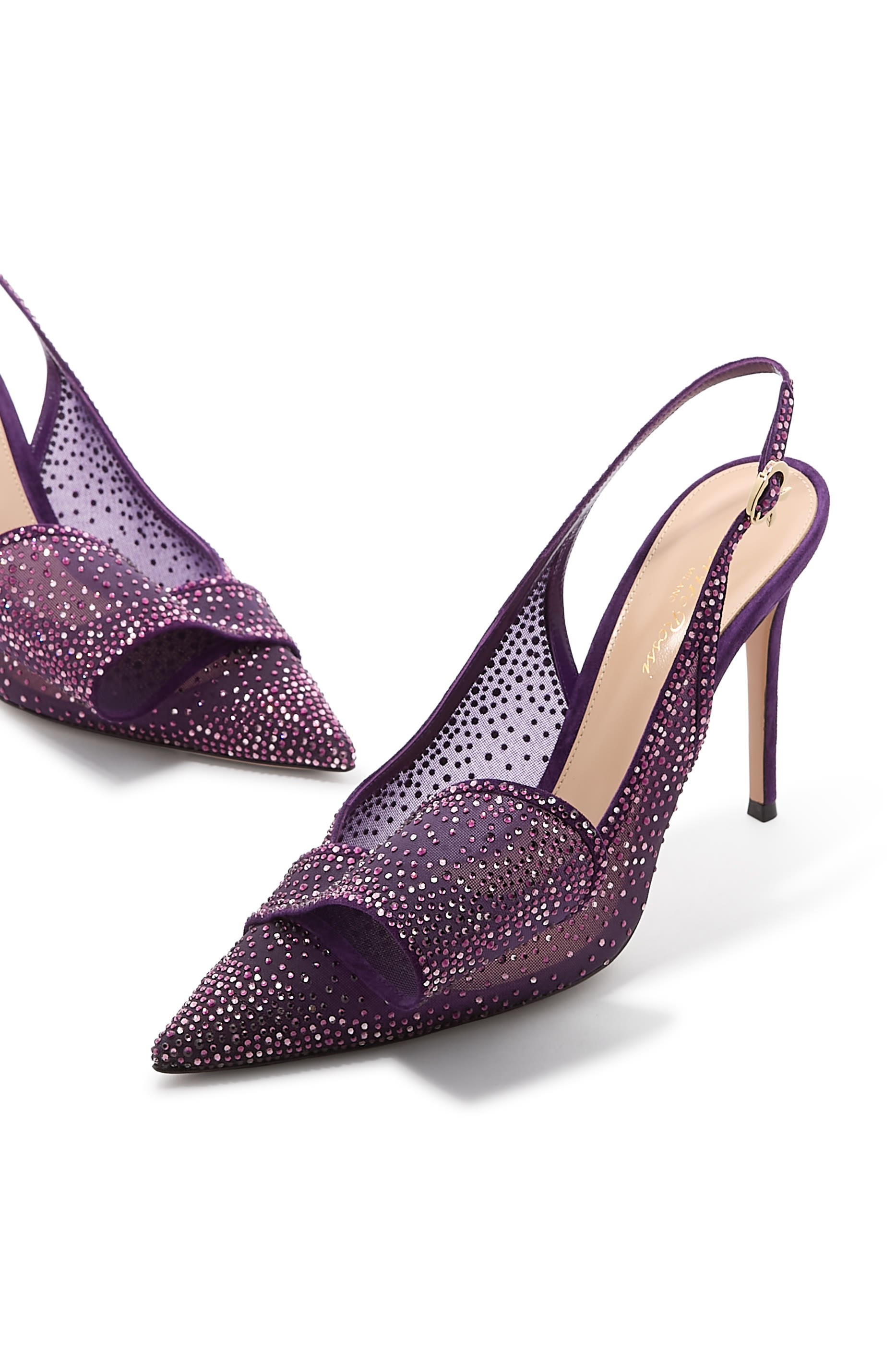 حذاء كلاسيكي 95 بسير خلفي مزين بفيونكة أورغانزا شمواه