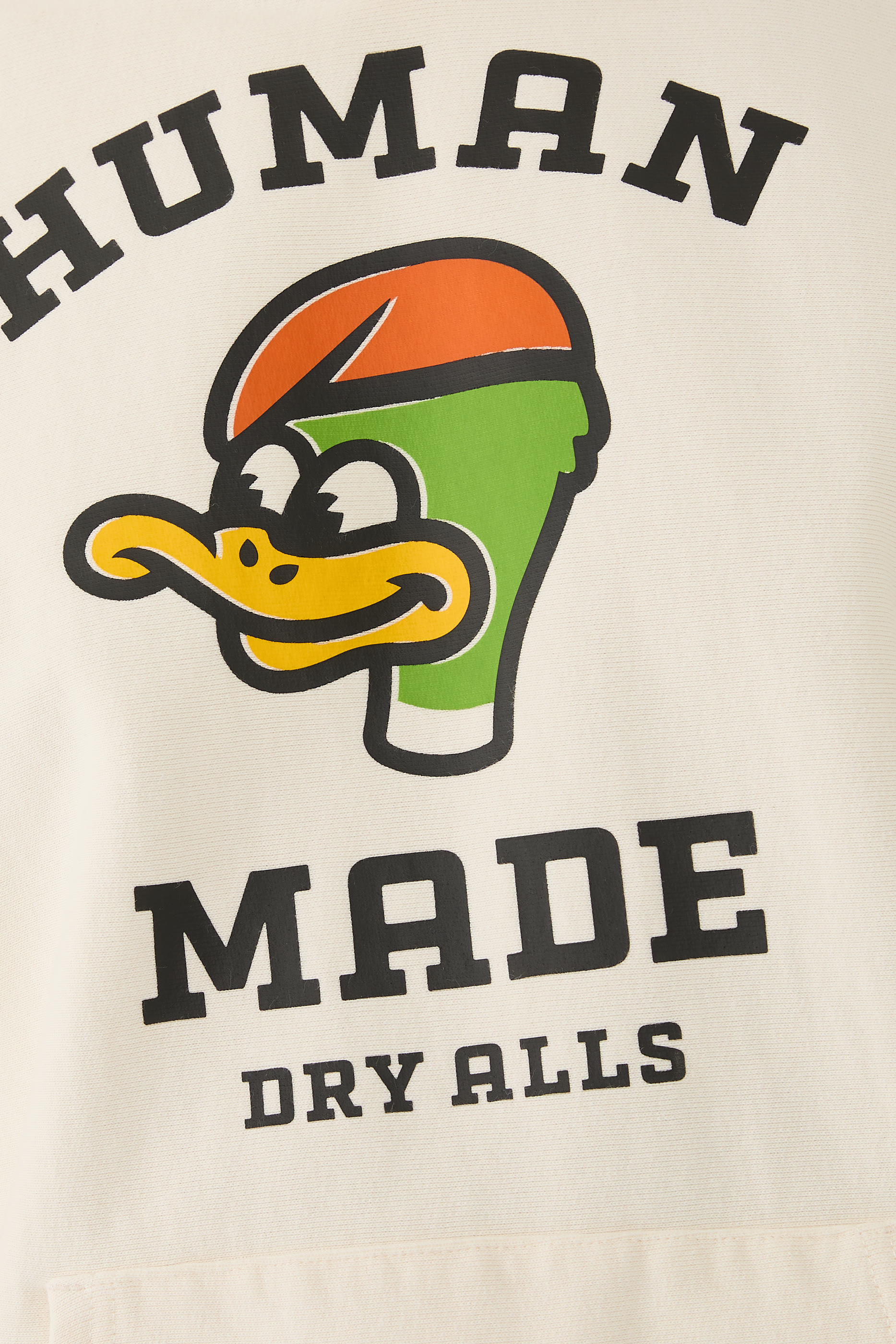 هودي بشعار الماركة قماش ثقيل الوزن