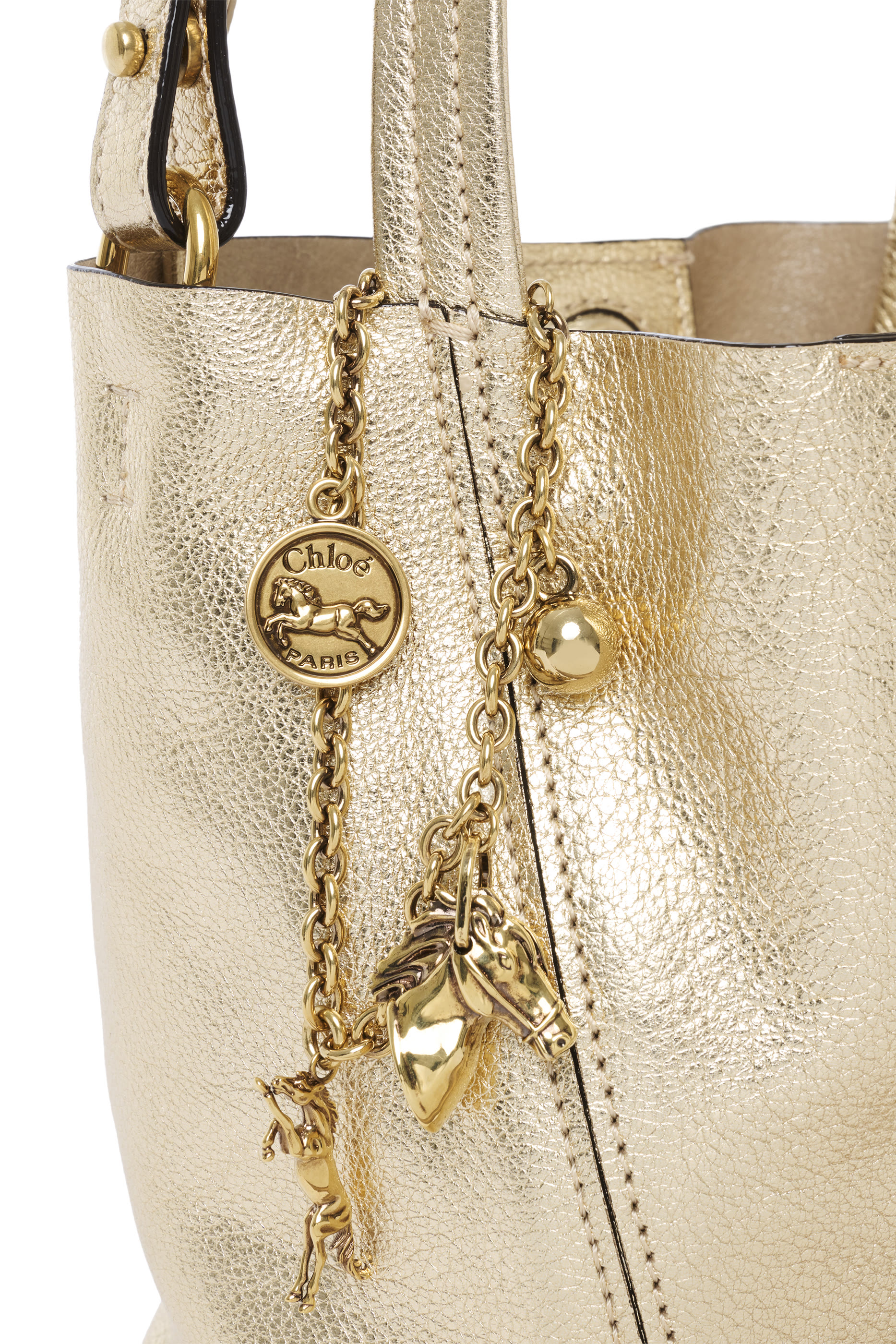 حقيبة يد سبين صغيرة بحلية بتصميم حصان