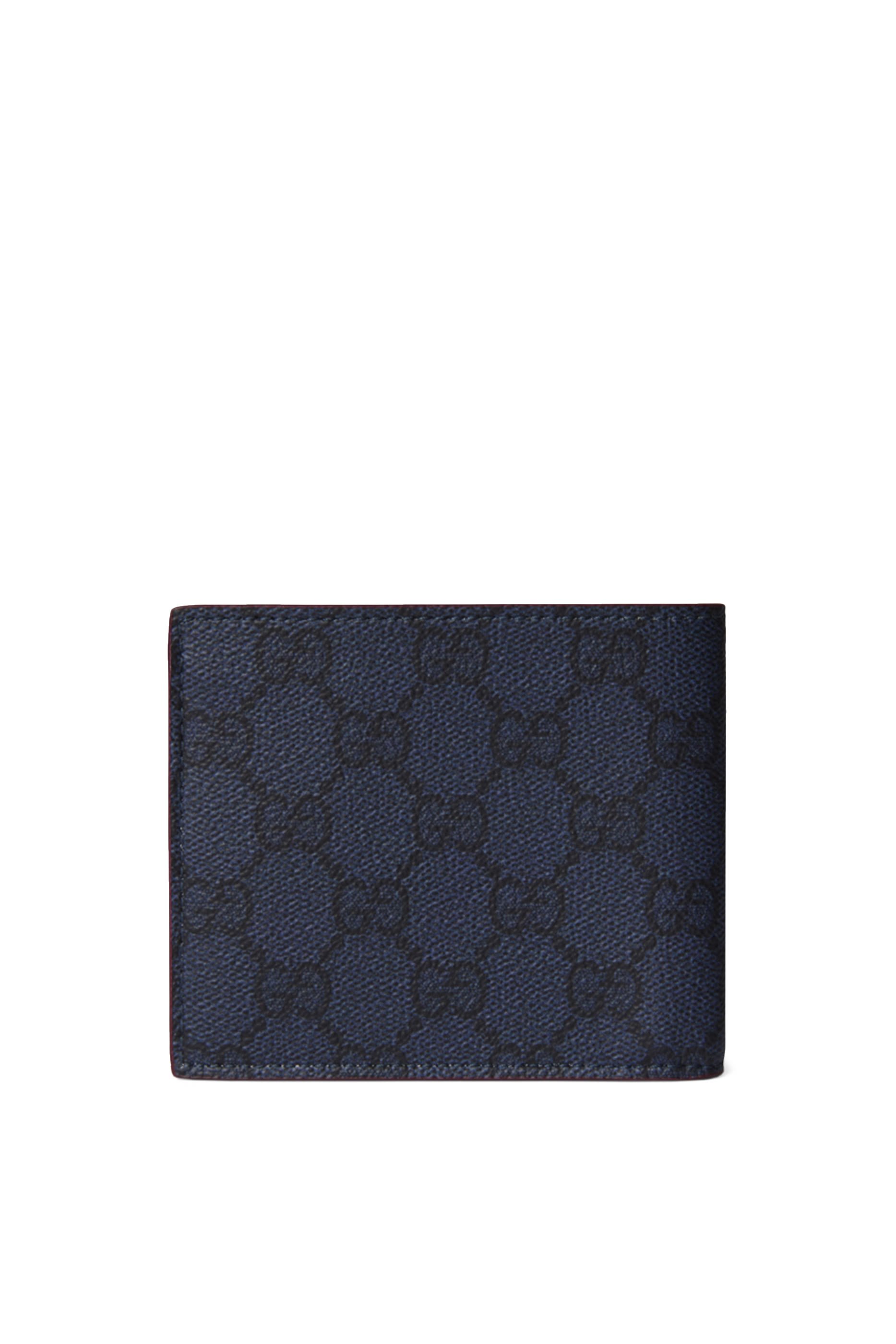 محفظة بتصميم ثنائي الطي بنقشة حرفي شعار الماركة