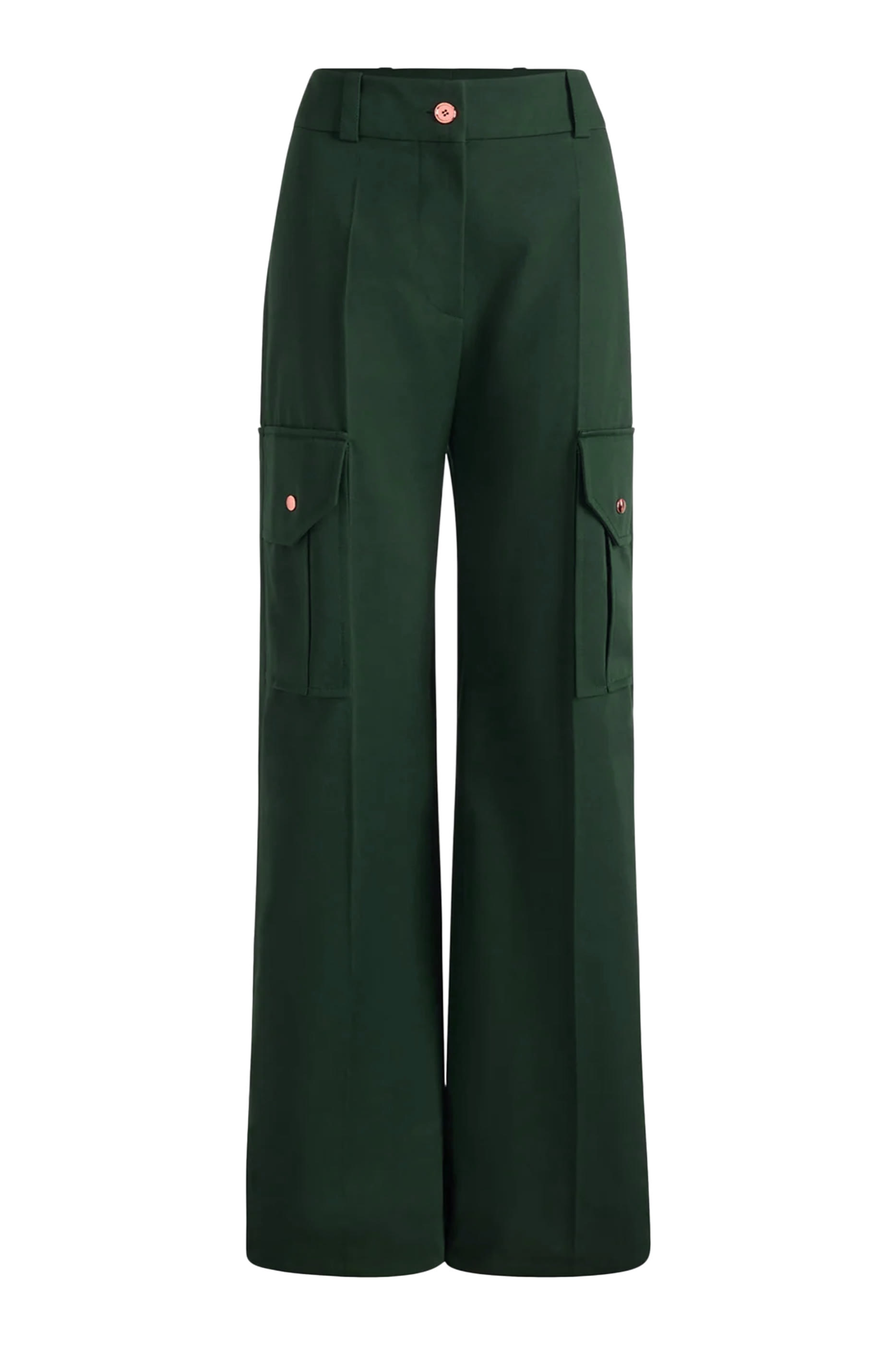 Flared Cargo Trousers