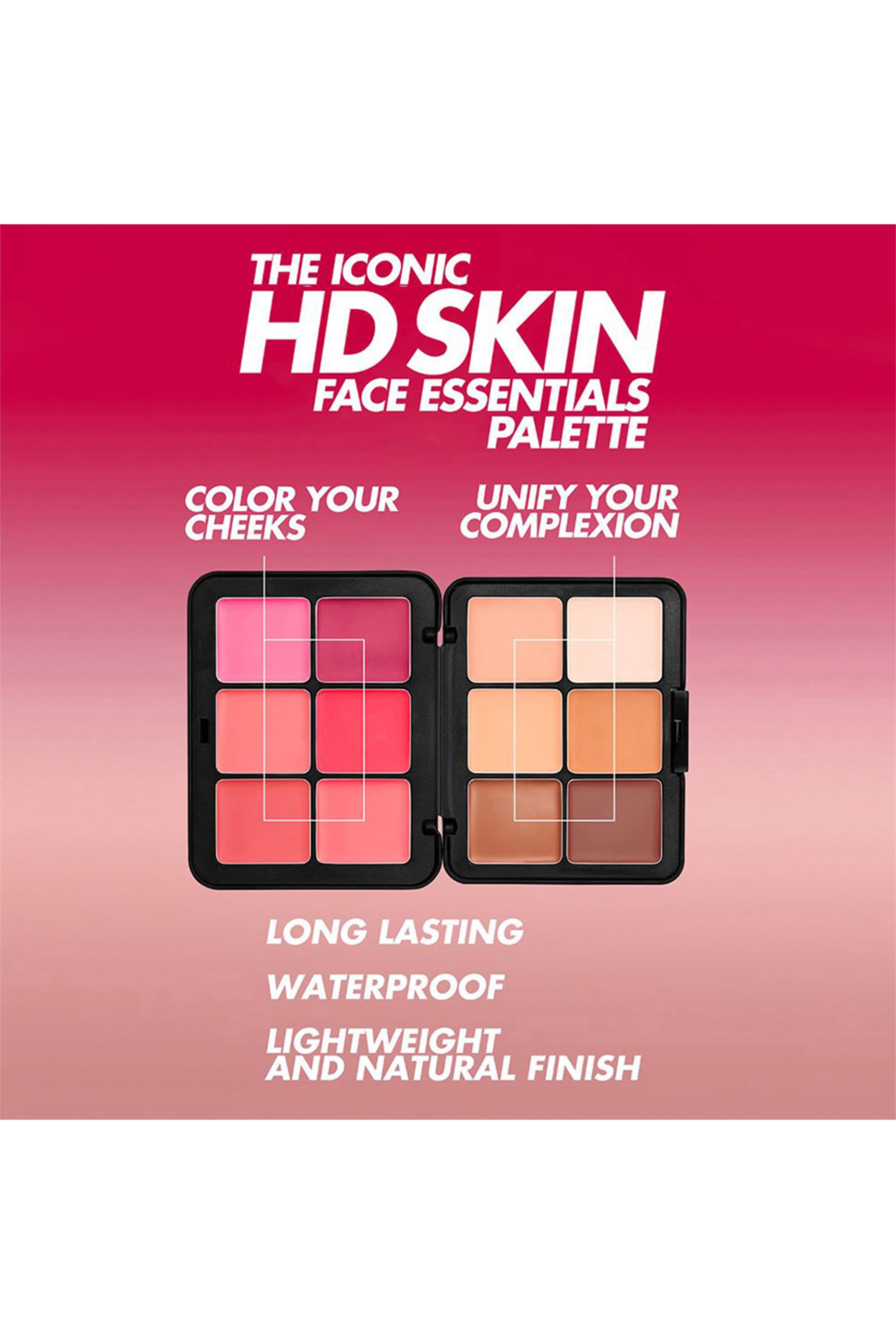 مجموعة مستحضرات الوجه والشفاه المميزة للماركة 