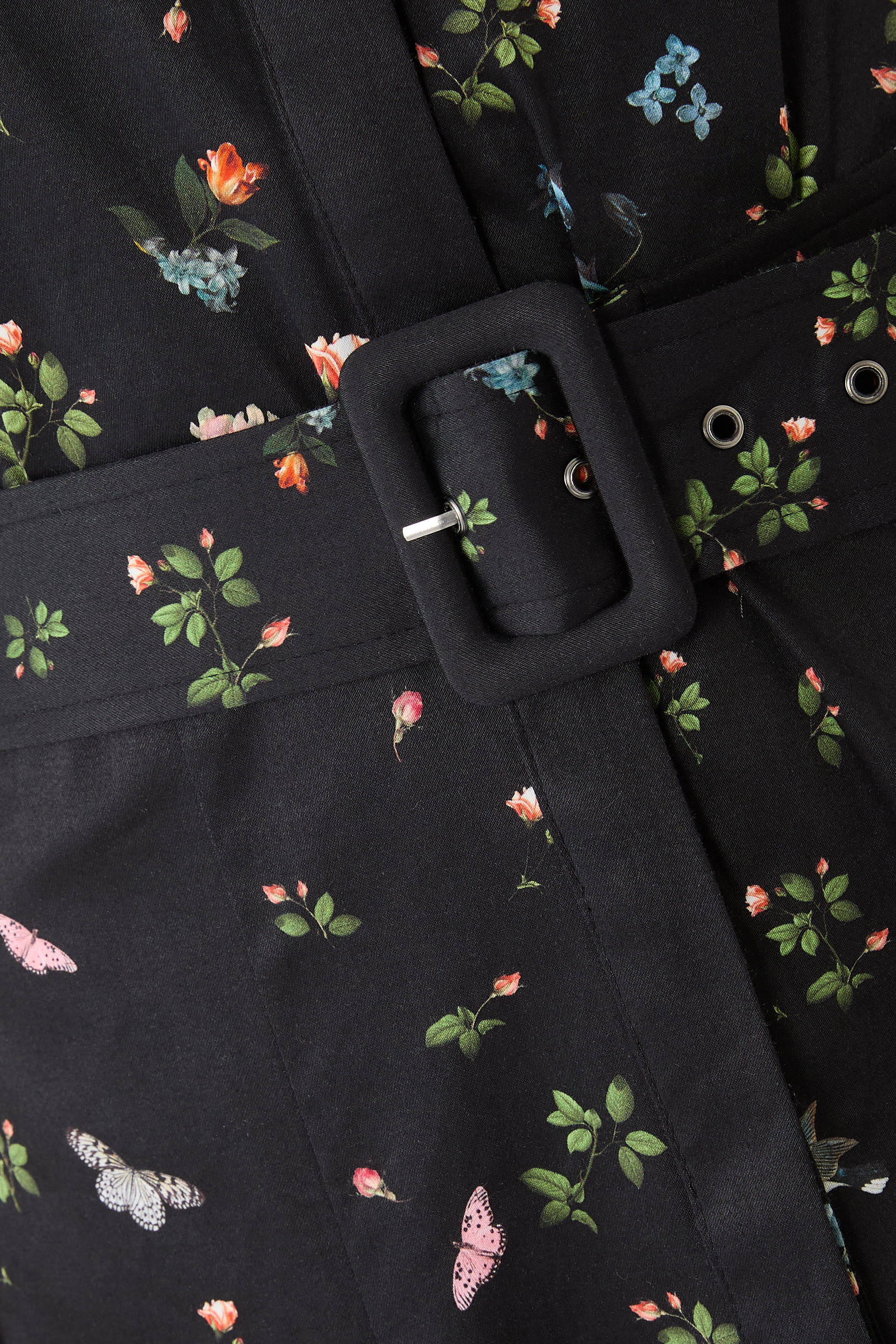 فستان هنريتا متوسط الطول بحزام