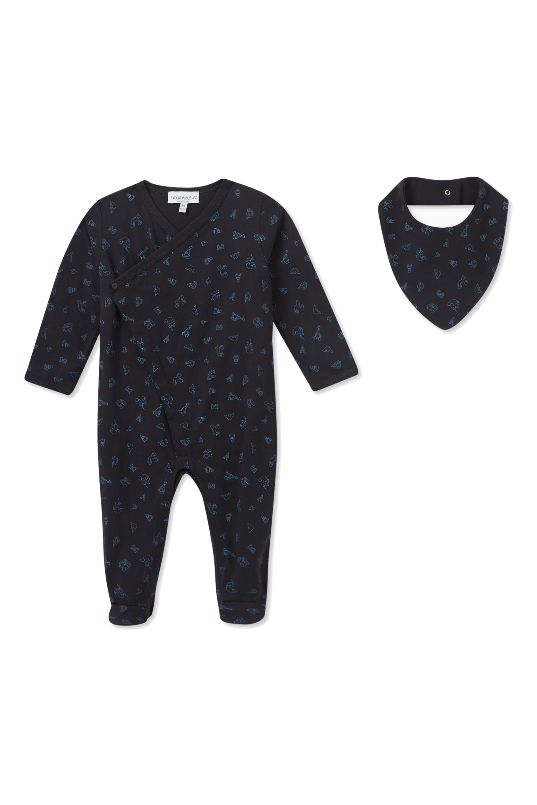 Kids Logo Jumpsuit & Bib Set