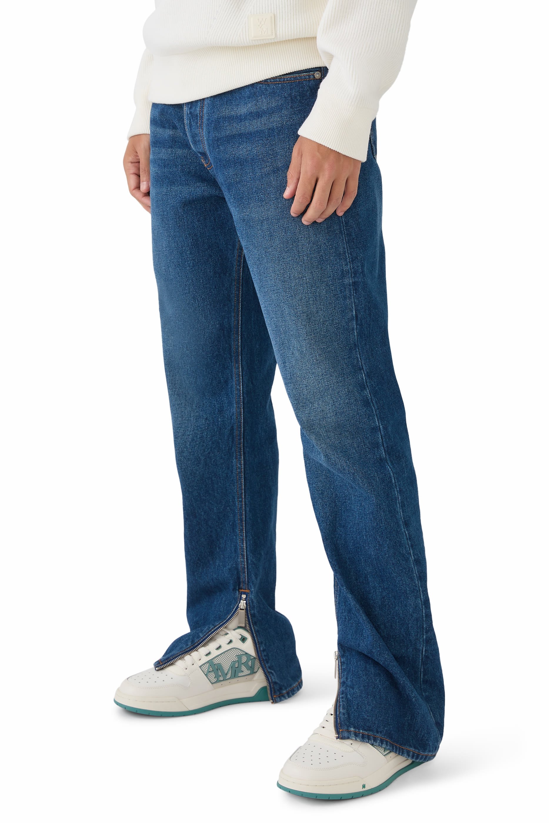 سنيكرز ام ايه كواد كلاسيكي بكاحل منخفض ونقشة