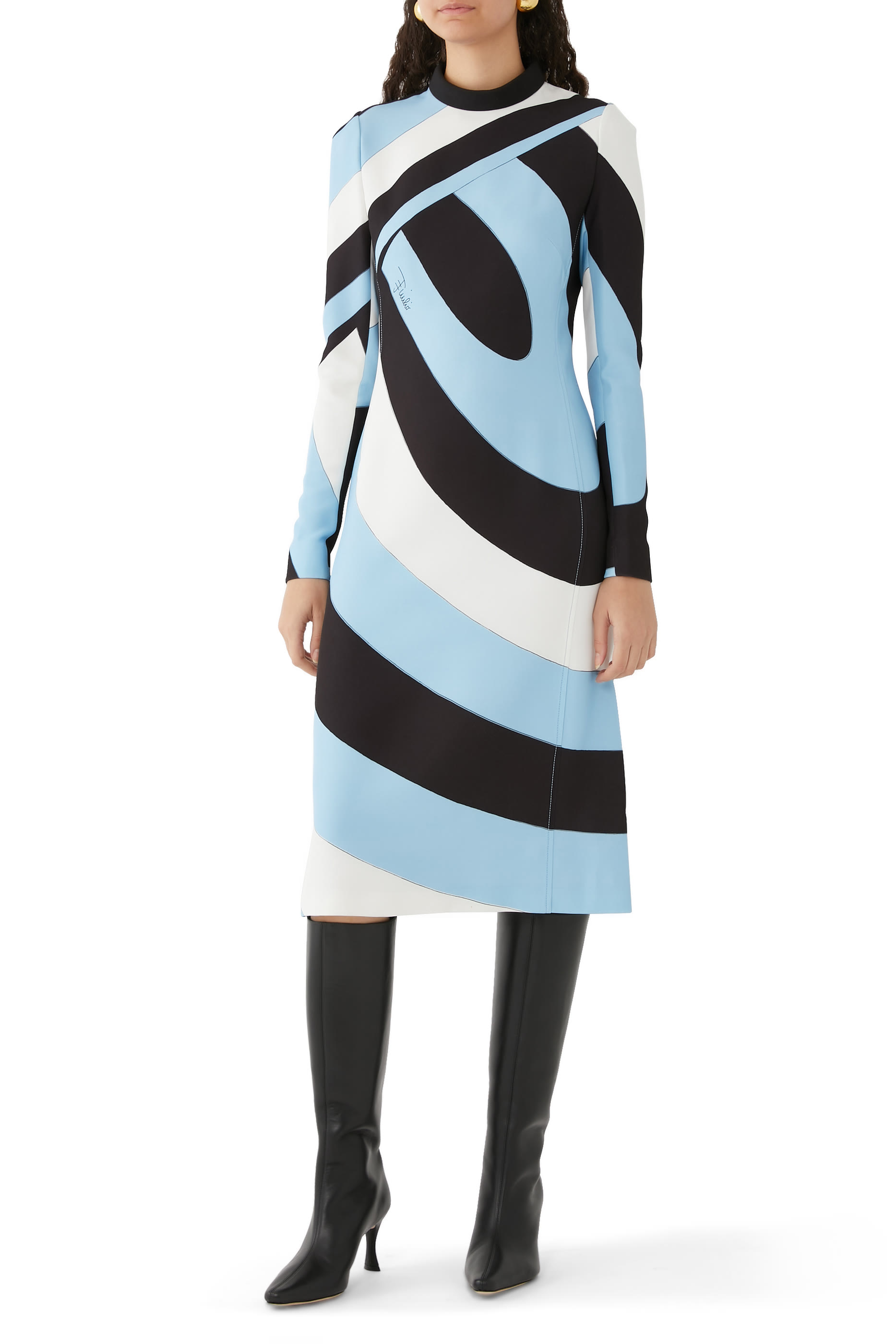 فستان كوتور بطبعة ايريد كريب