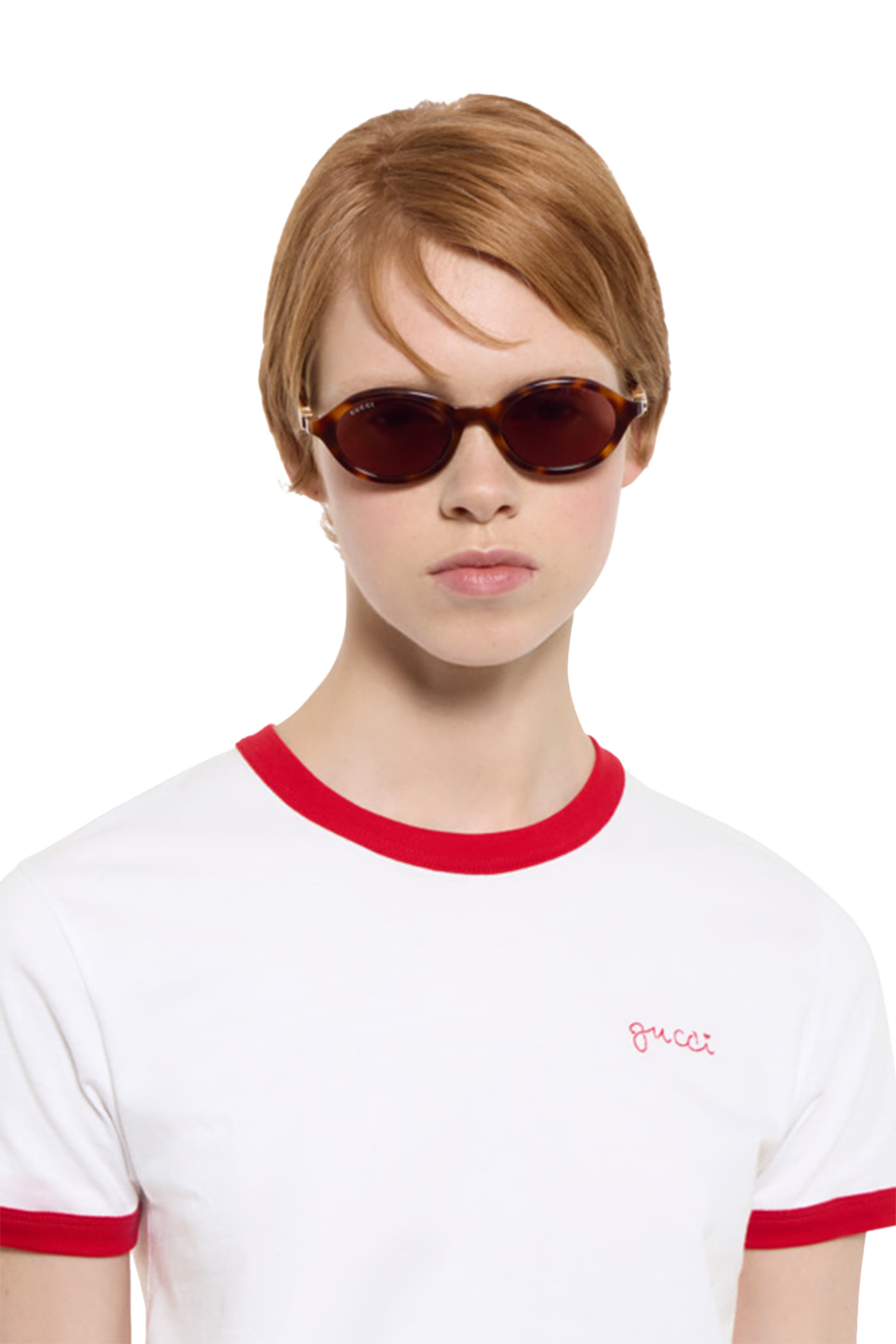 نظارة شمسية بإطار مستدير