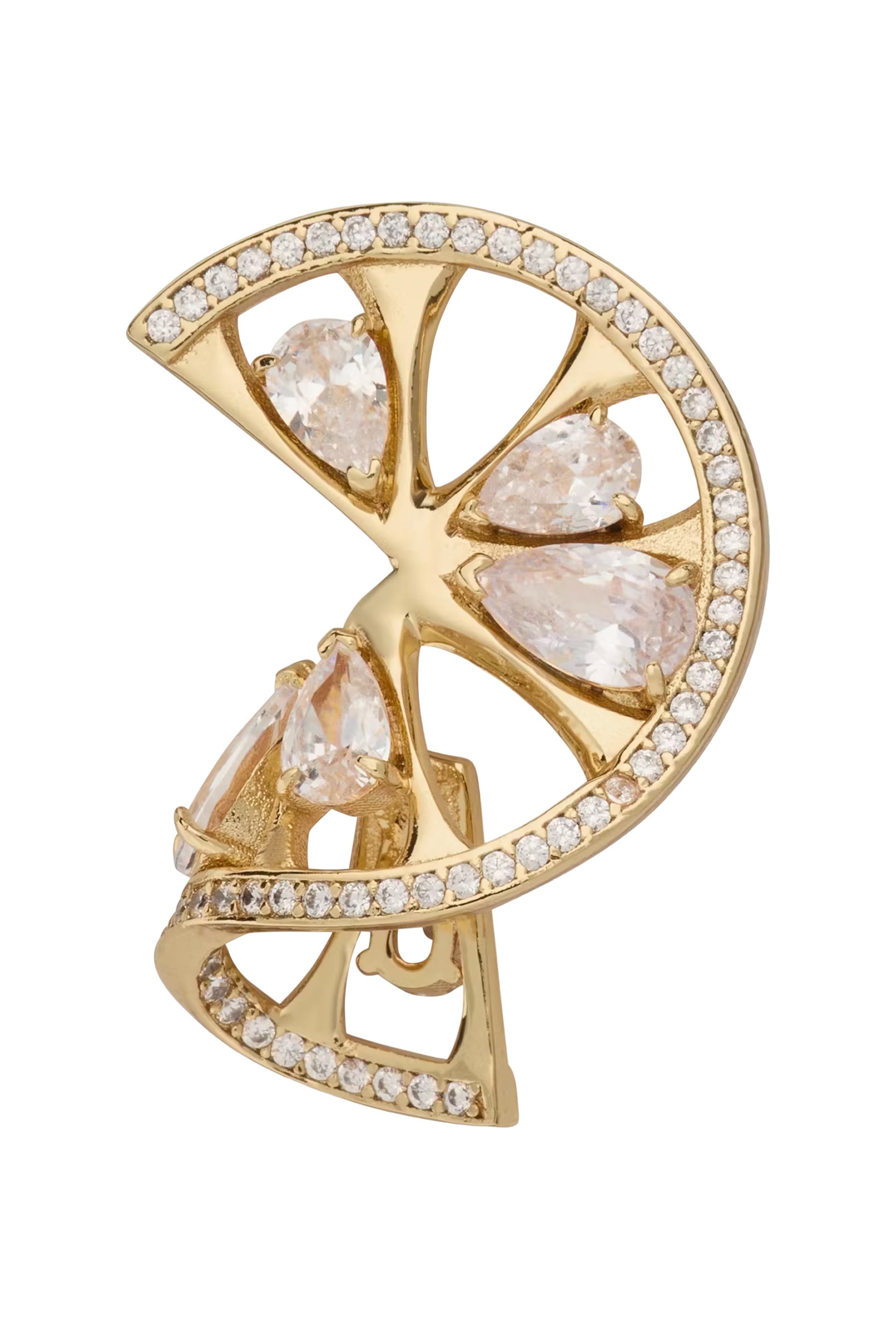 أقراط ستيتمنت بتصميم ملفوف