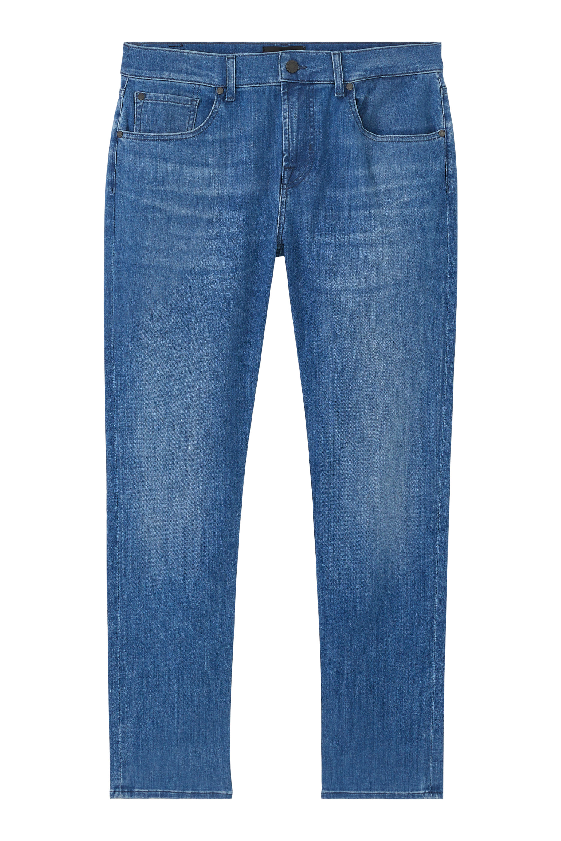 بنطال جينز لوكس بيرفورمنس بقصة ساق مدببة ضيقة