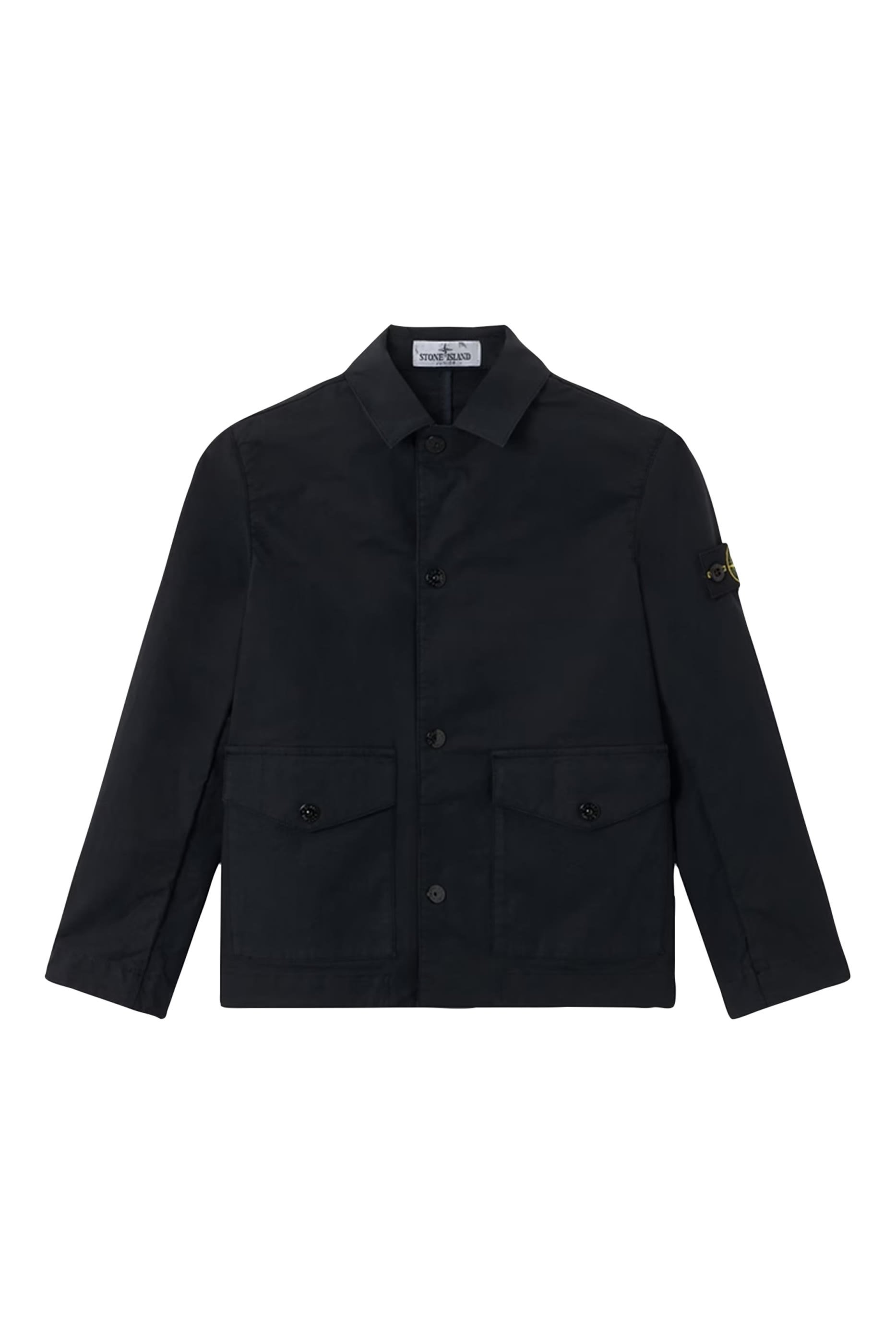 بليزر بجيب برقعة شعار الماركة للأطفال