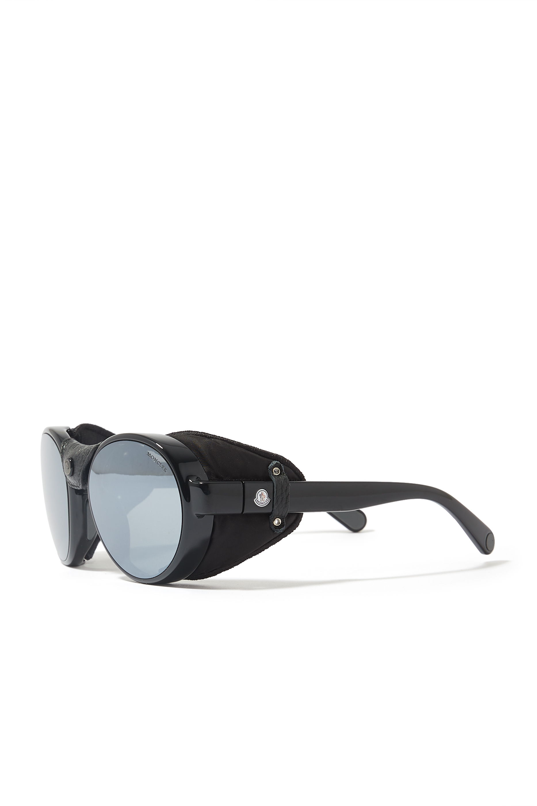 نظارة شمسية ستيراديان بإطار دائري سميك وواقيات جانبية