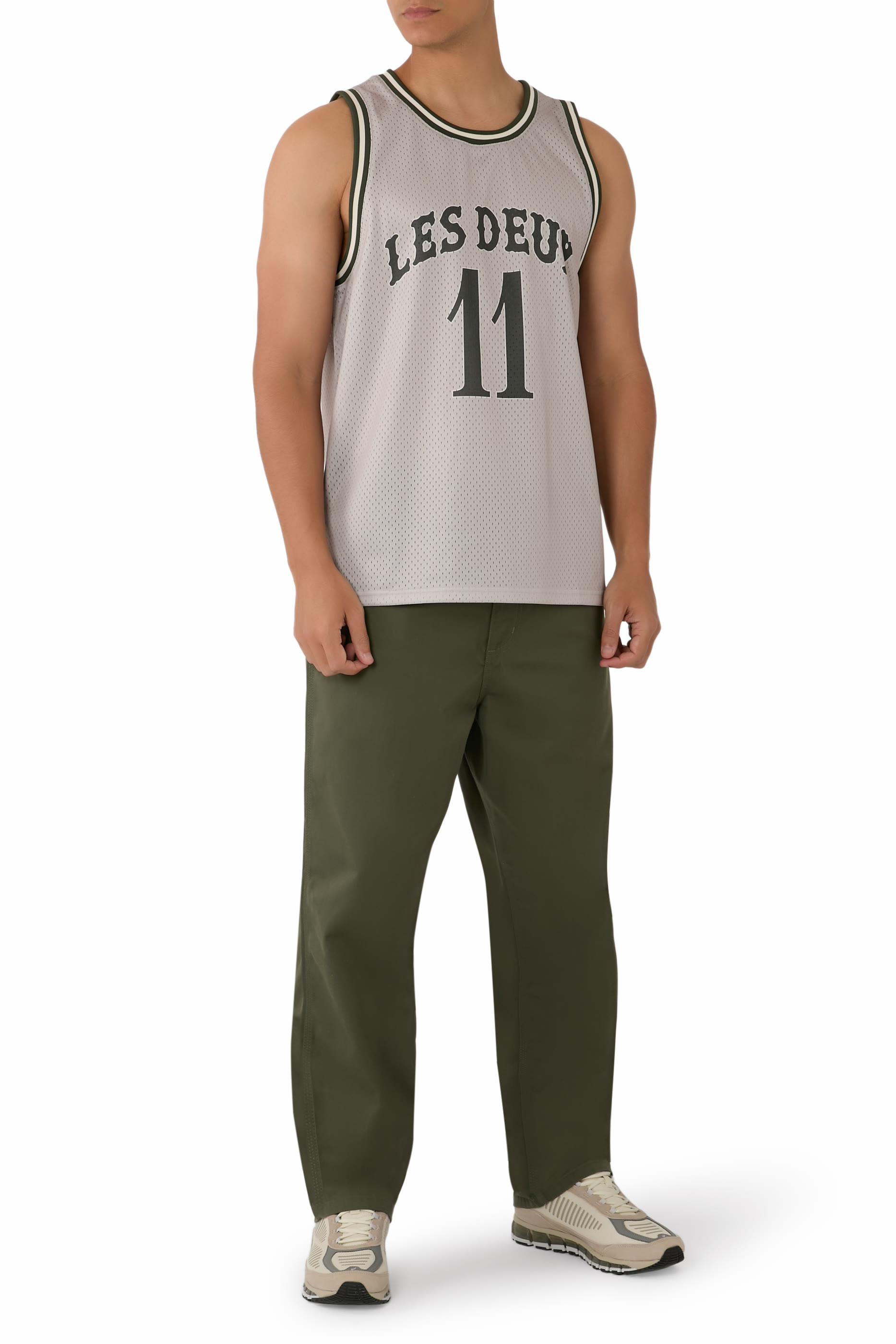 بلوزة سيلاس بلا أكمام قماش شبكي