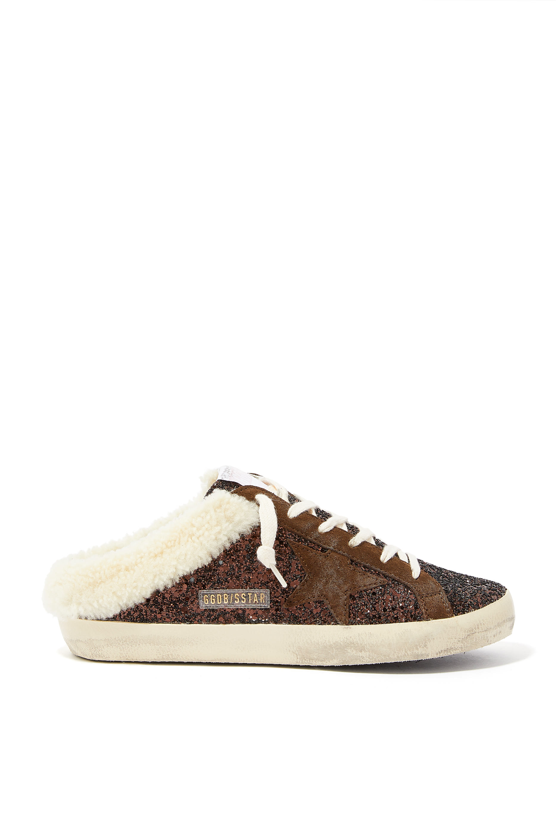 سنيكرز سوبر ستار مفتوح من الخلف غليتر وشمواه