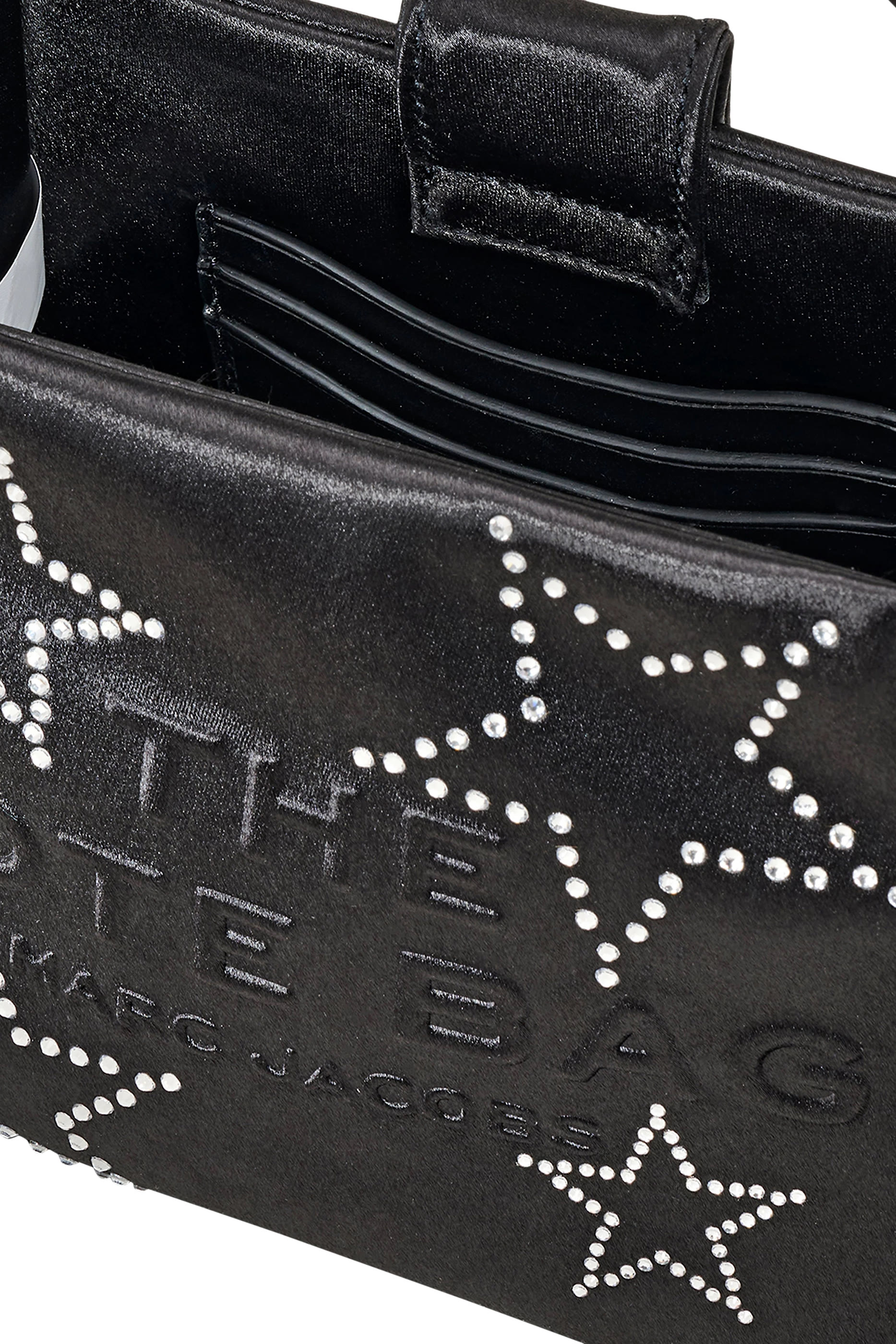 حقيبة يد صغيرة بنقشة نجوم ستان