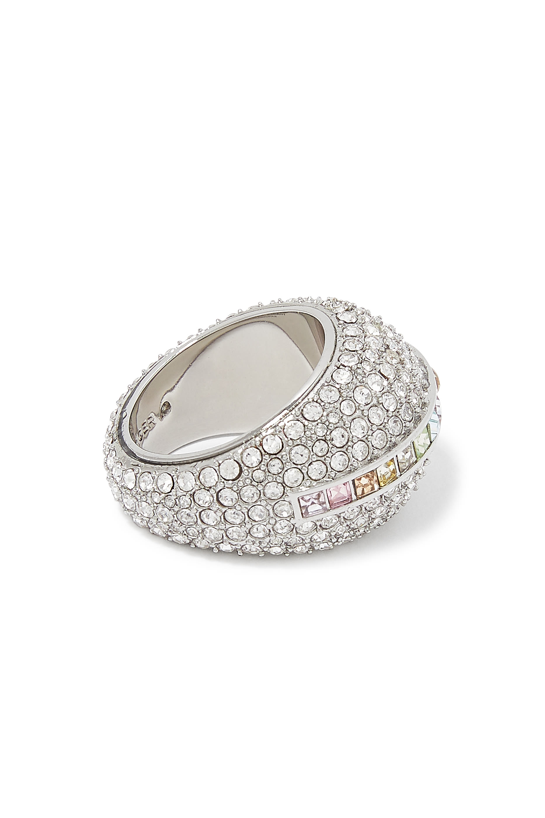 خاتك راينبو بأحجار بافيه