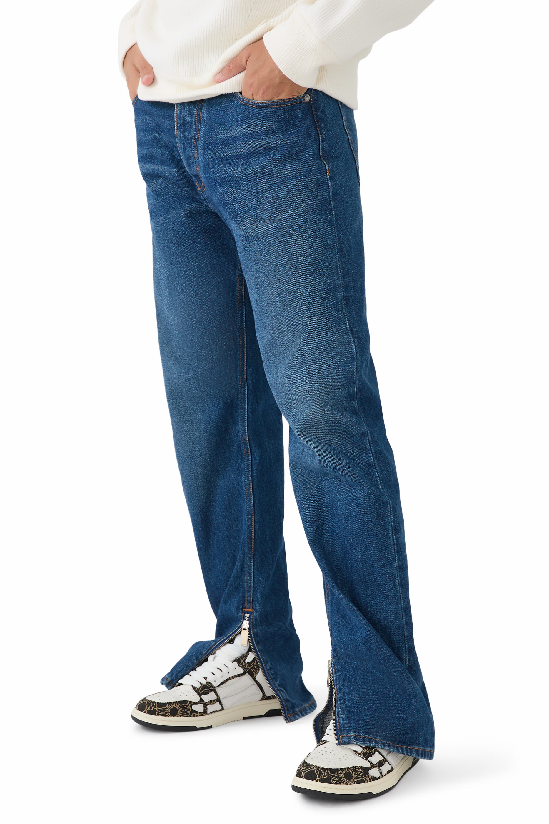 سنيكرز ما كواد برقع على شكل هيكل عظمي جلد وقنب