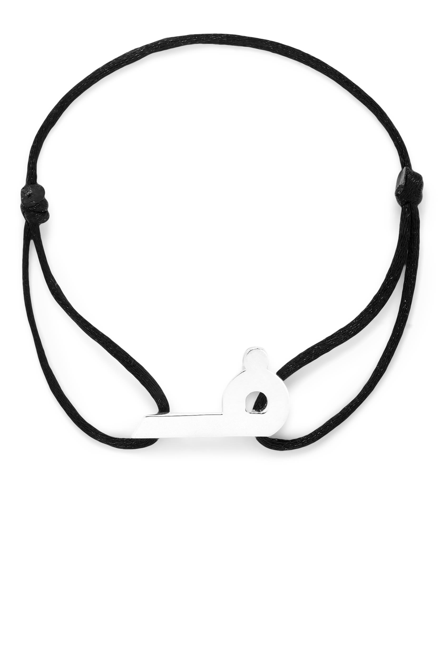 سوار مزين بحلية بتصميم حرف ف، فضة استرلينية