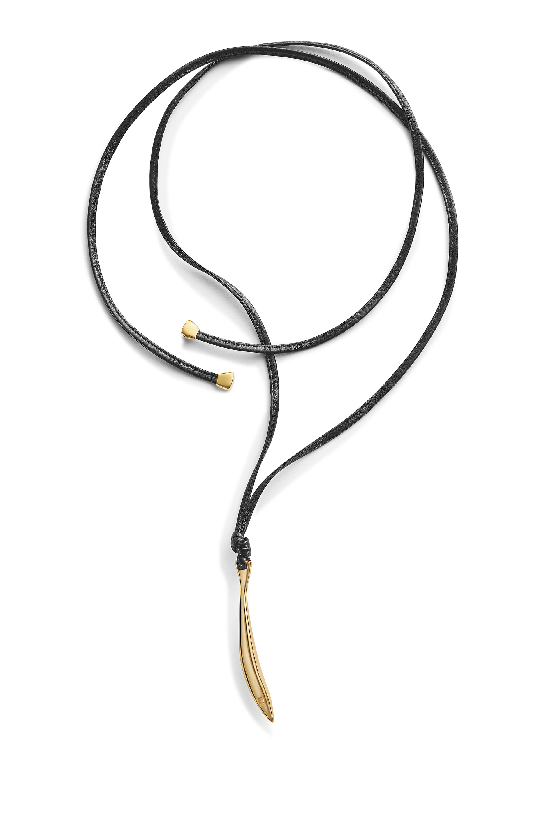 قلادة بتصميم ساردين جلد