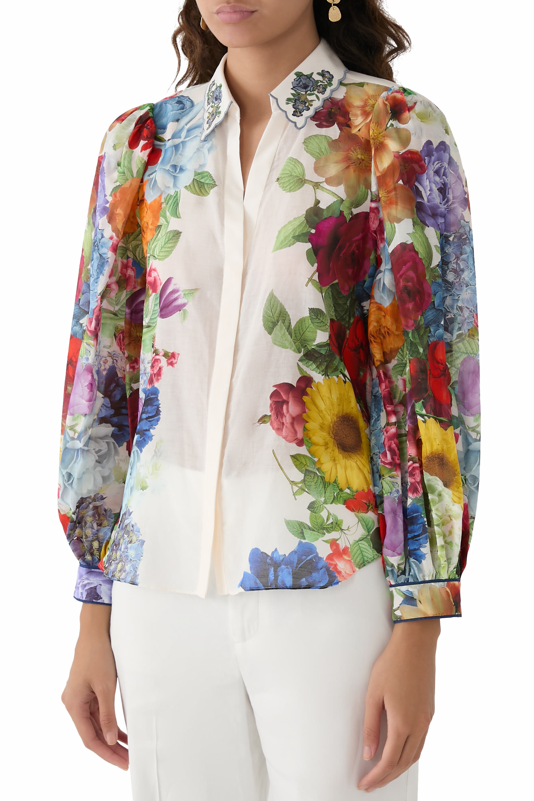 بلوزة روان بأزرار