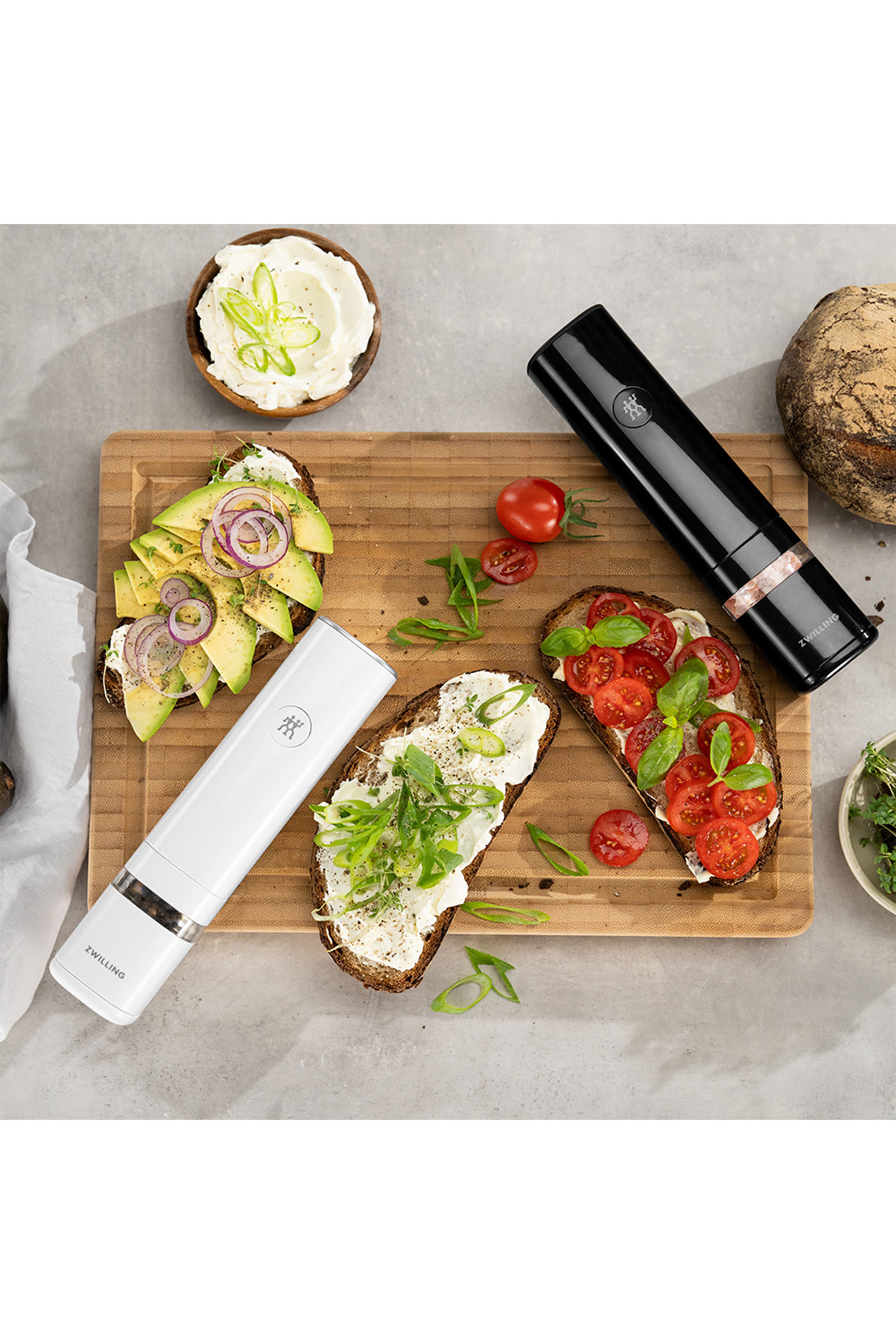 طقم مطحنة توابل كهربائية إنفينيجي