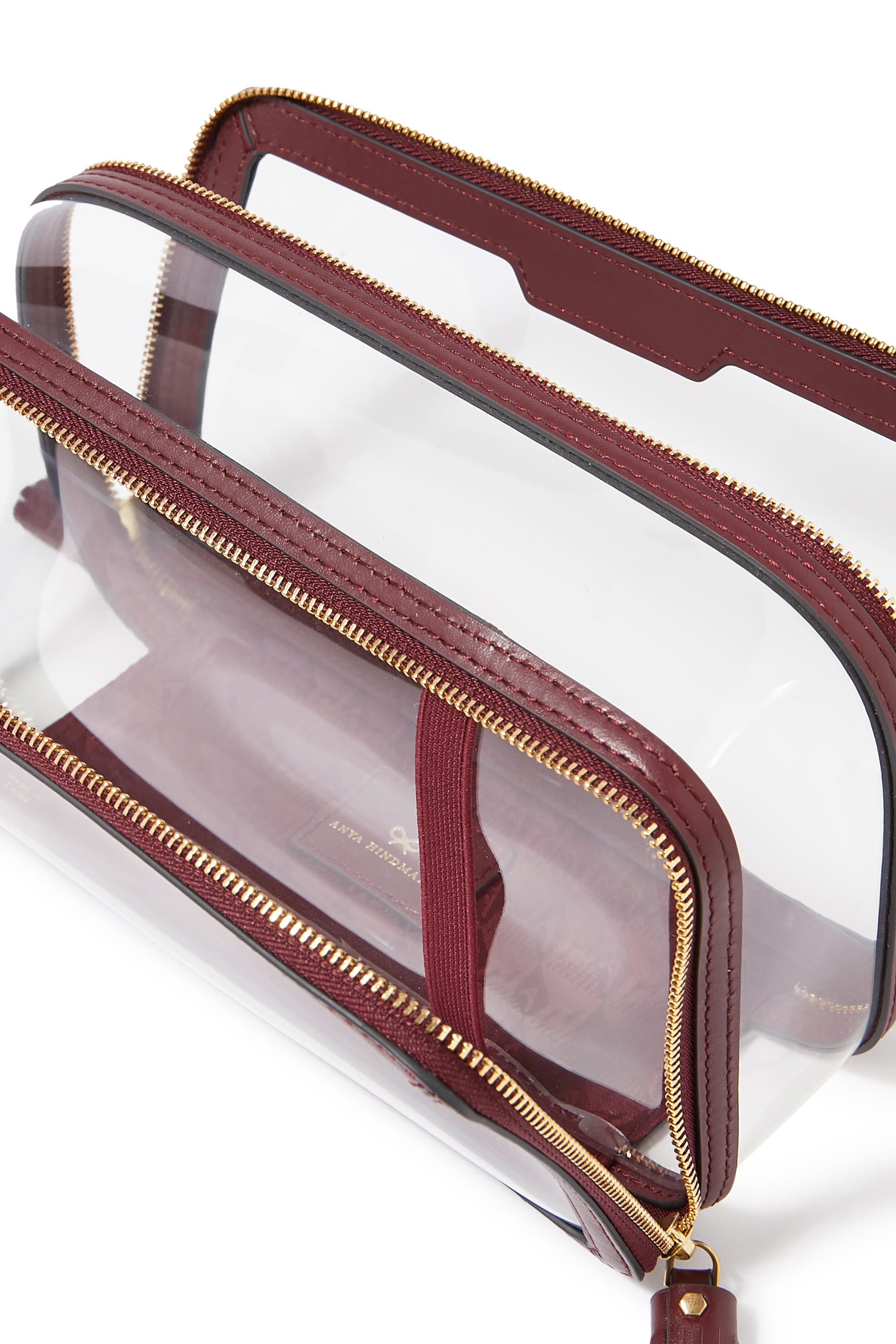 حقيبة مستحضرات تجميل للسفر بشعار الماركة