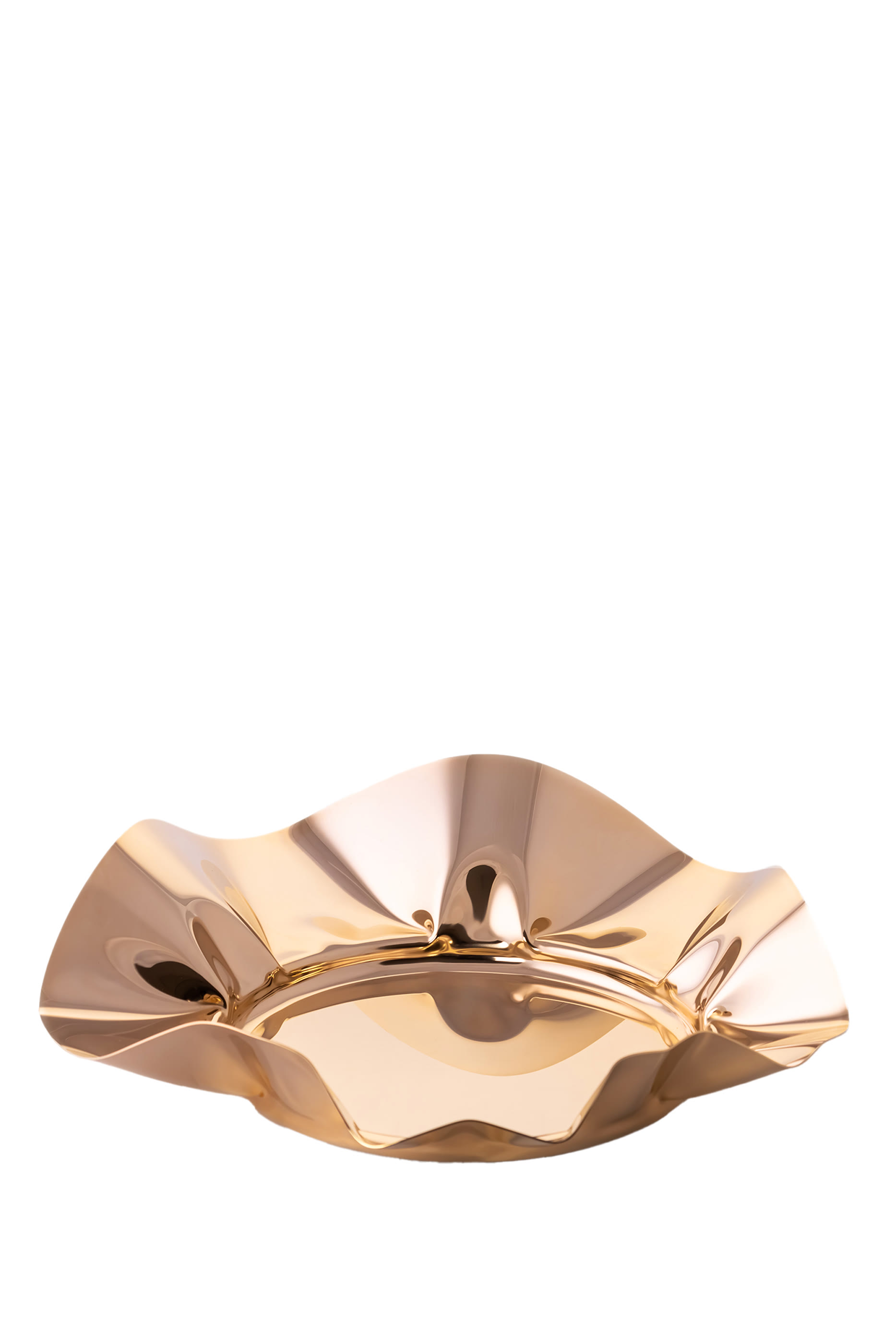 سلة مطلية بالذهب