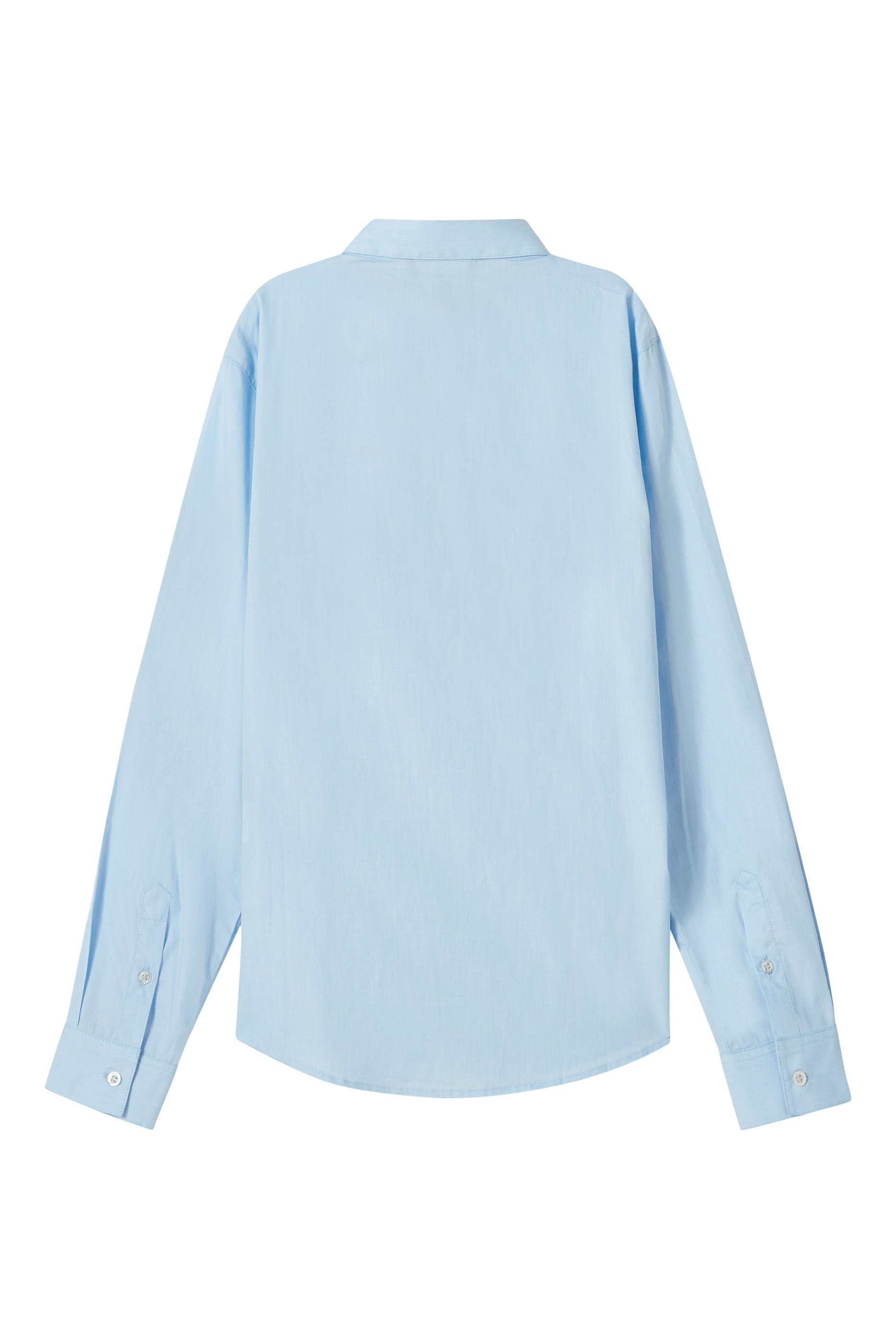 قميص مطرز بشعار الماركة قطن للأطفال