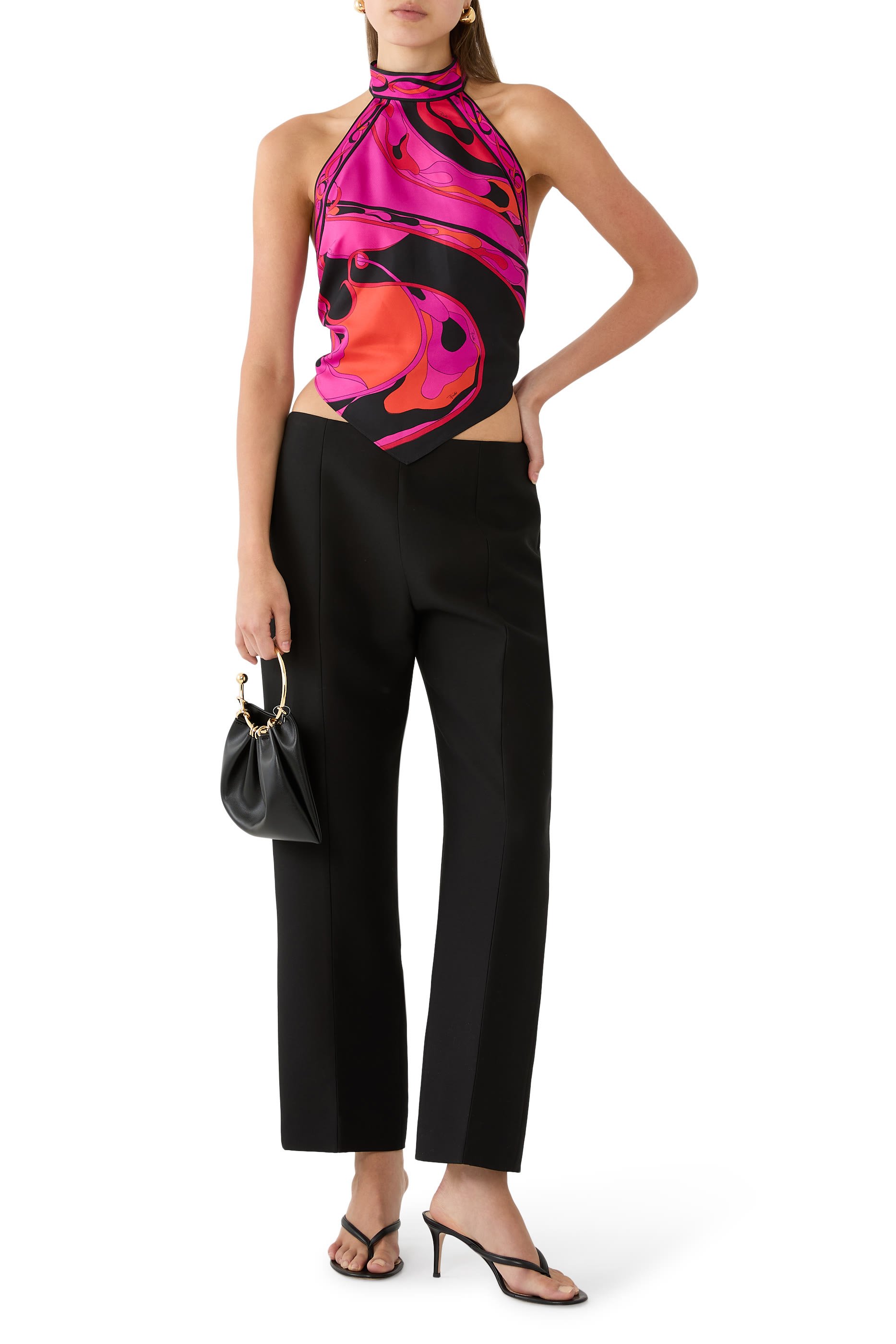 بلوزة حرير تويل