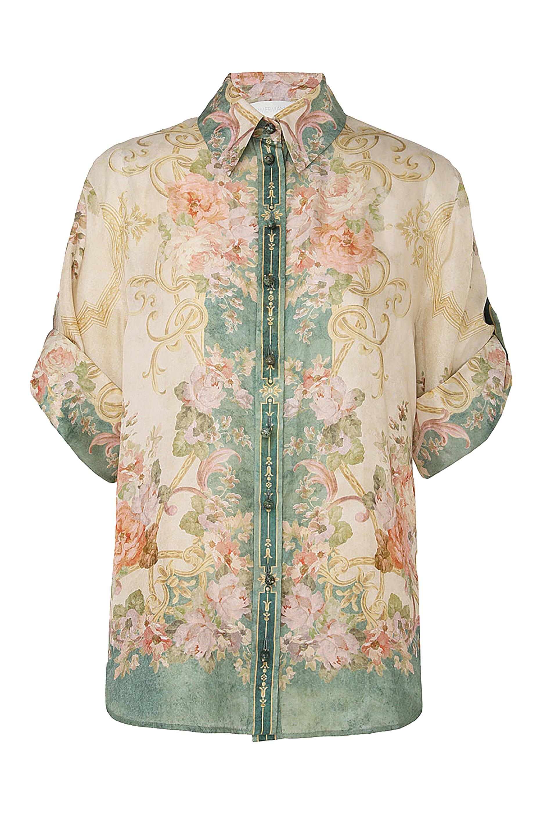 قميص أوغست بأكمام قصيرة