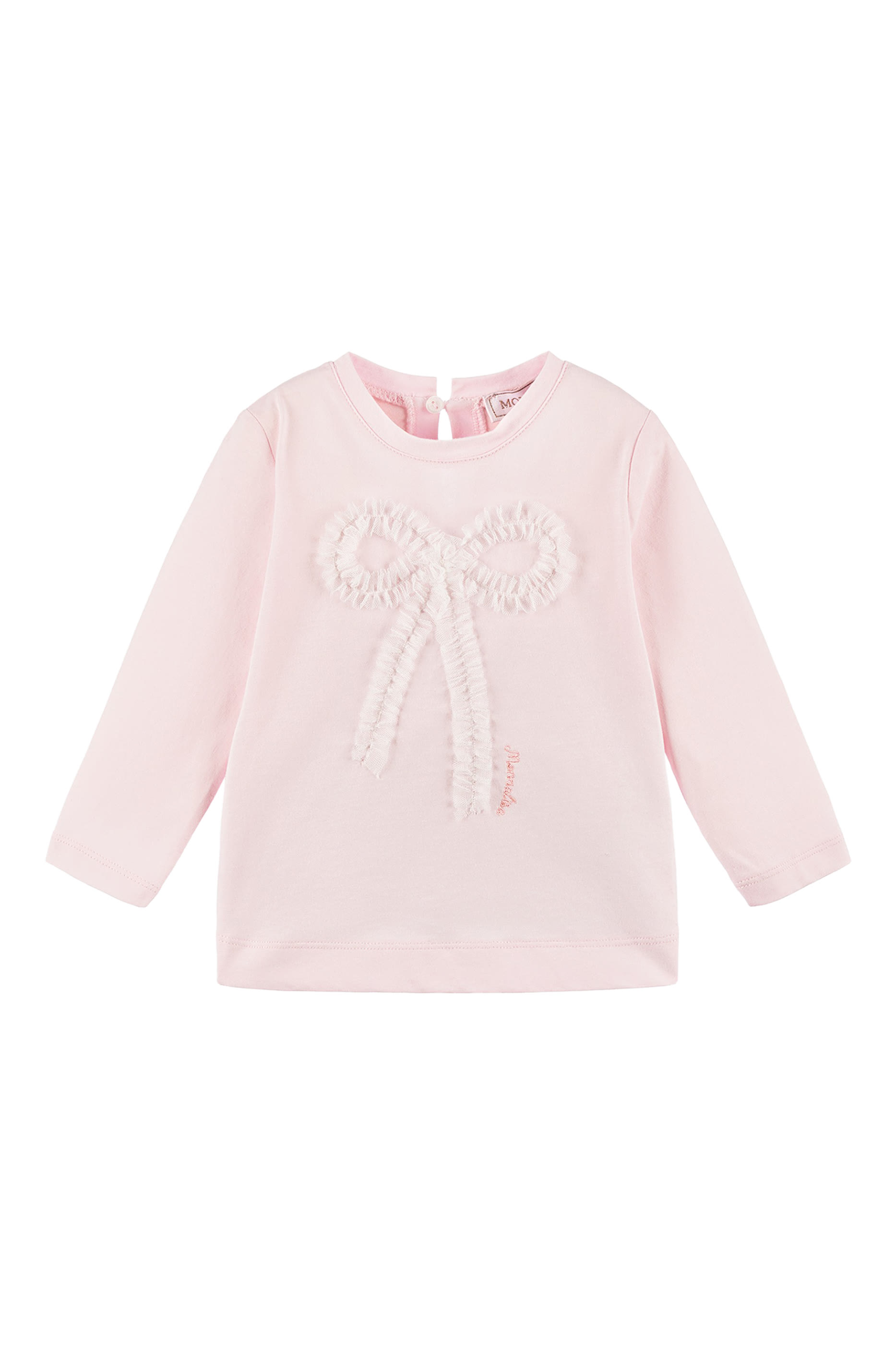 Kids Bow Jersey Sweatshirt