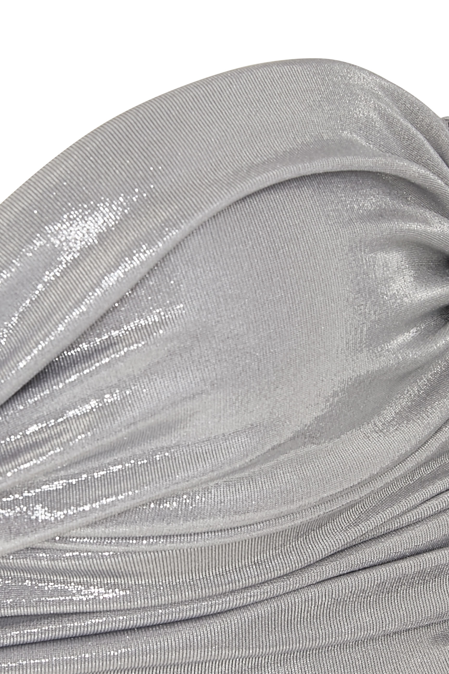  Johnny Strapless Metallic Bikini Top 