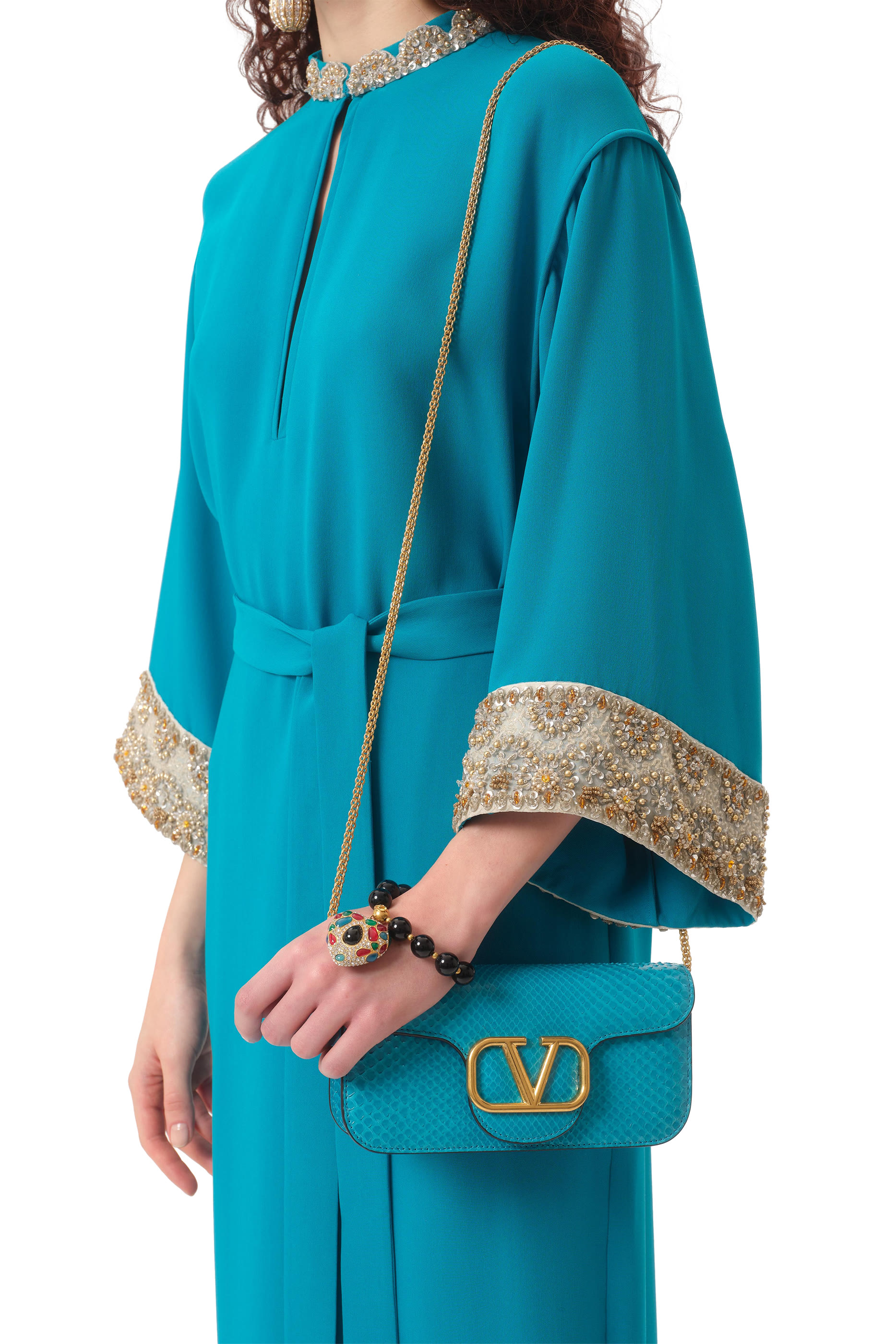 كلاتش لوكو جلد بنقشة جلد أفعى