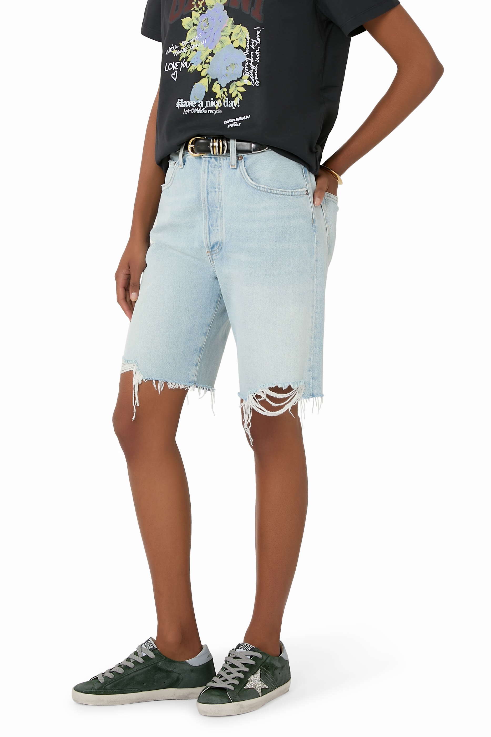  سنيكرز سوبر ستار مزين برقعة النجمة بغليتر شمواه