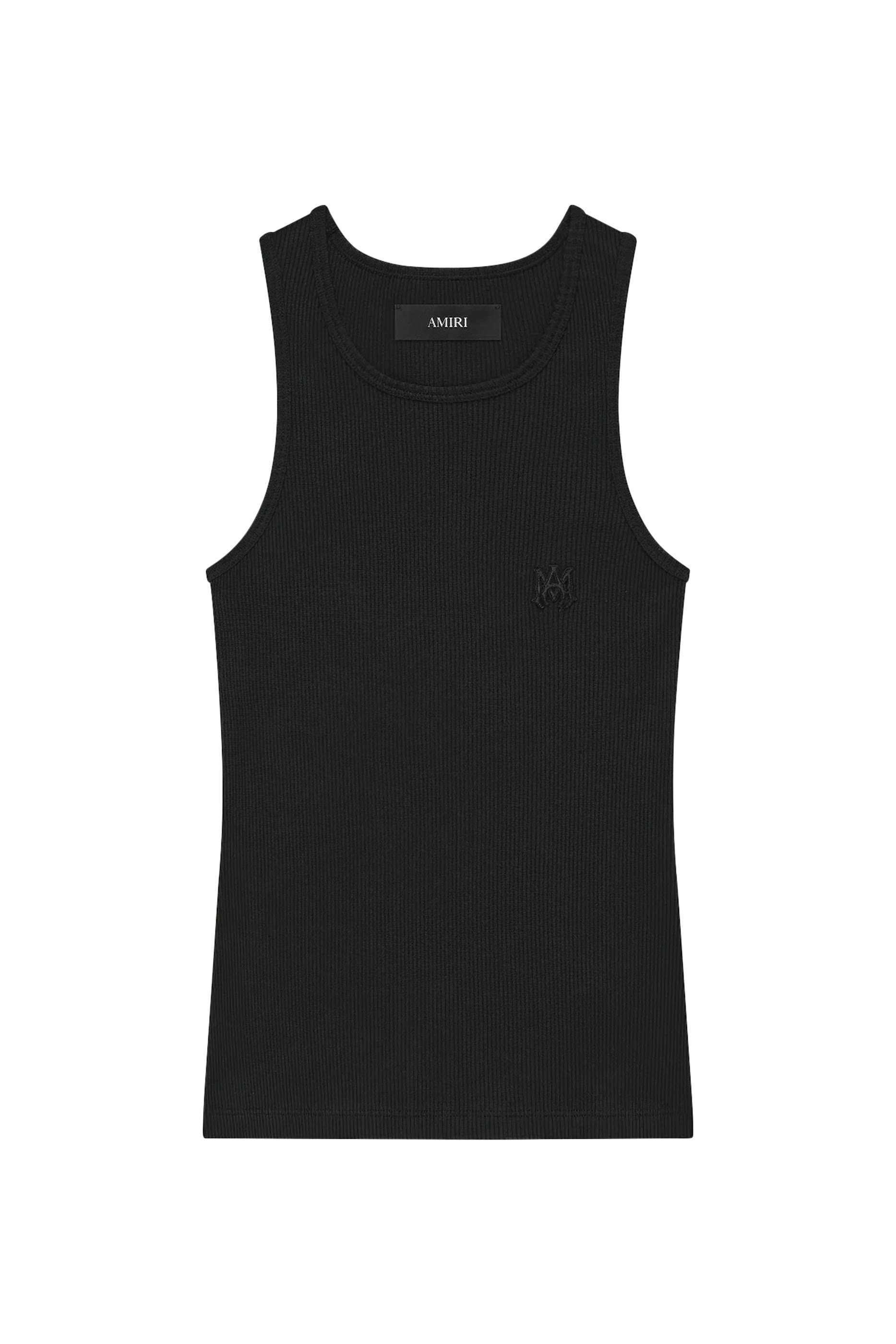 بلوزة بلا أكمام بشعار الماركة بنفس اللون