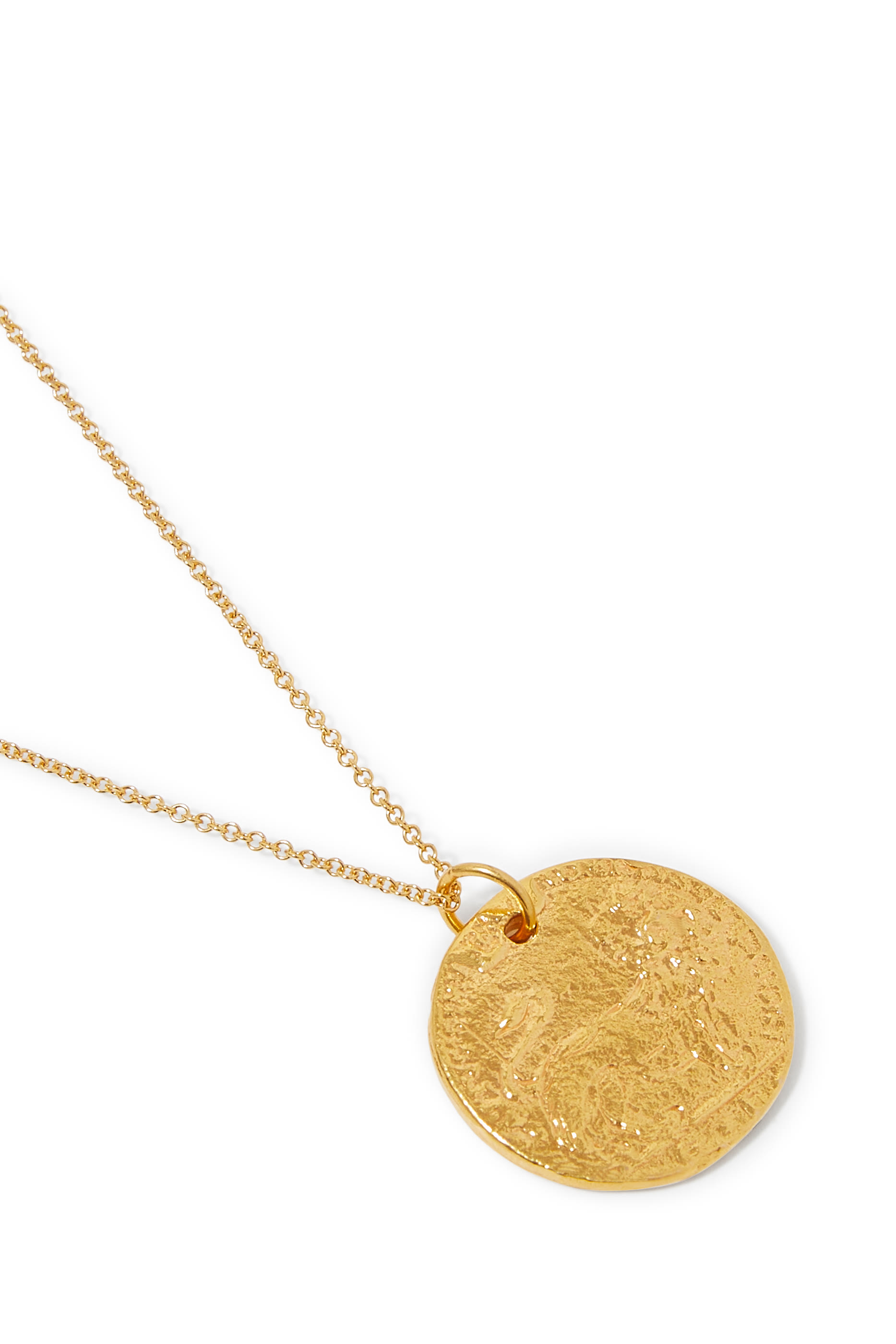 قلادة ليوني بتصميم ميدالية متوسطة المقاس