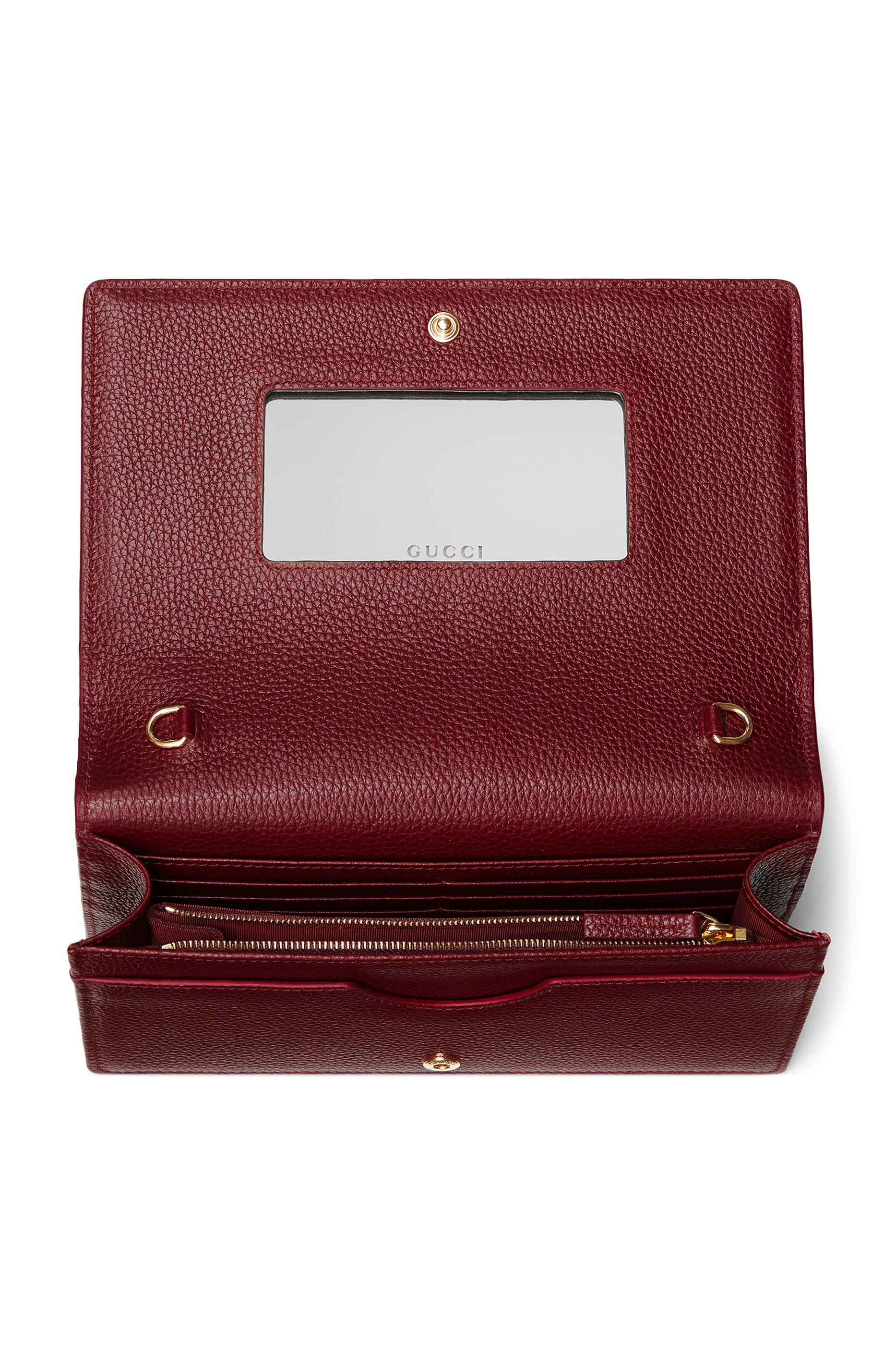 محفظة مارمونت بسلسلة وحلية حرفي شعار الماركة