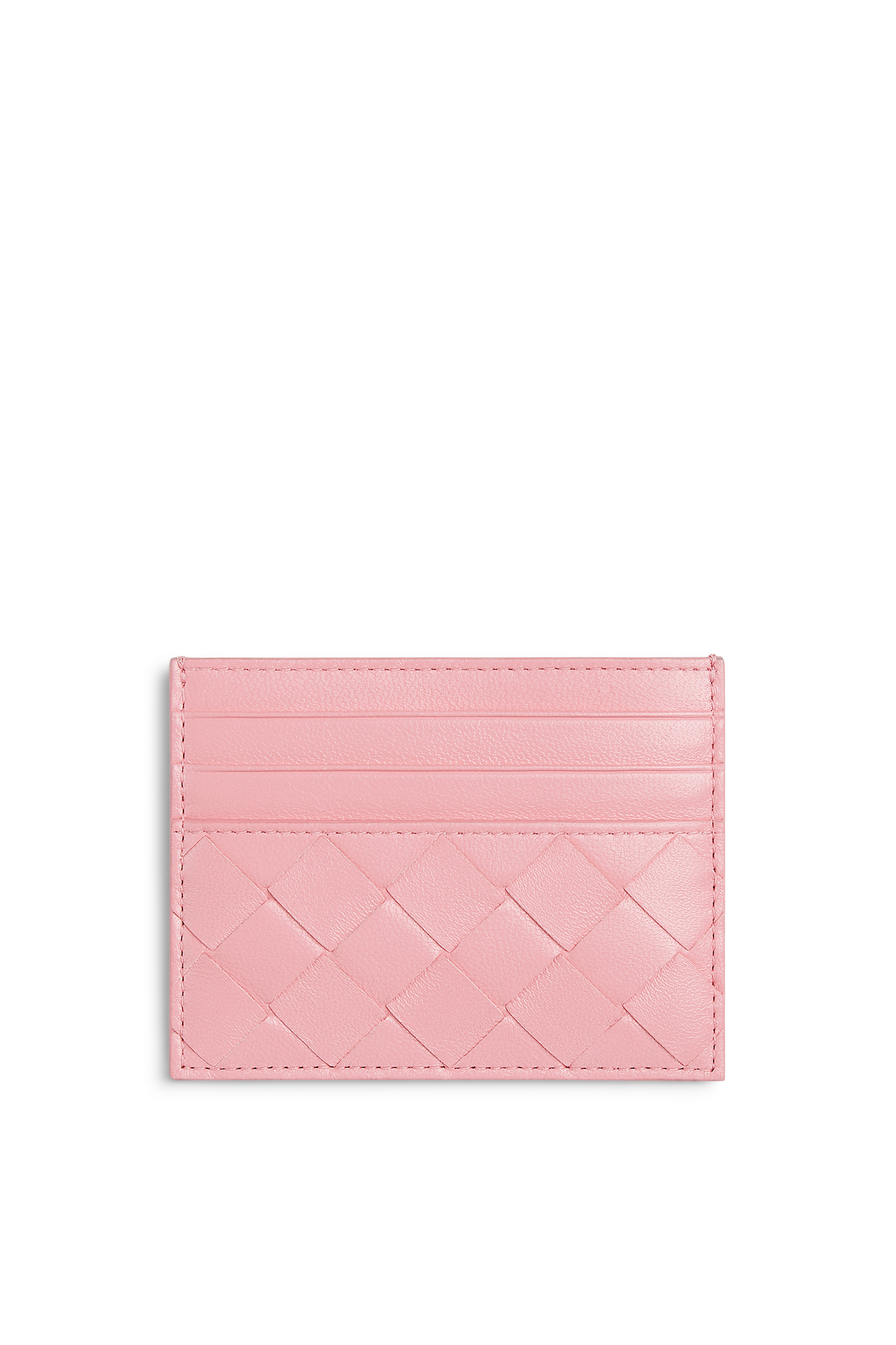 حافظة بطاقات جلد مجدول