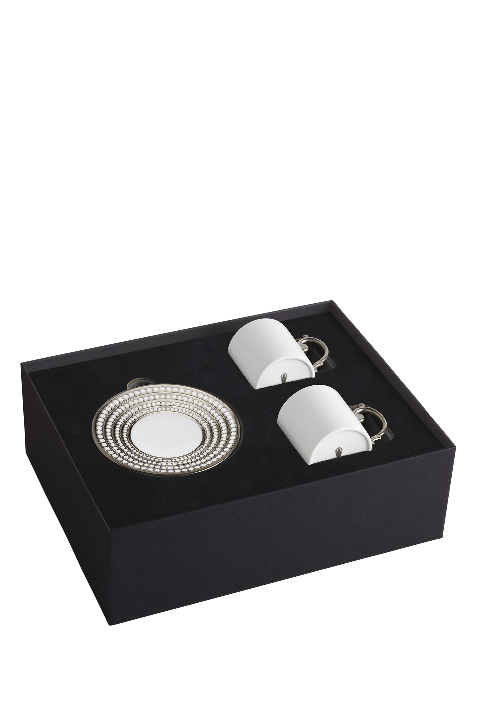 طقم فناجين وأطباق إسبريسو بيرليه، قطعتين