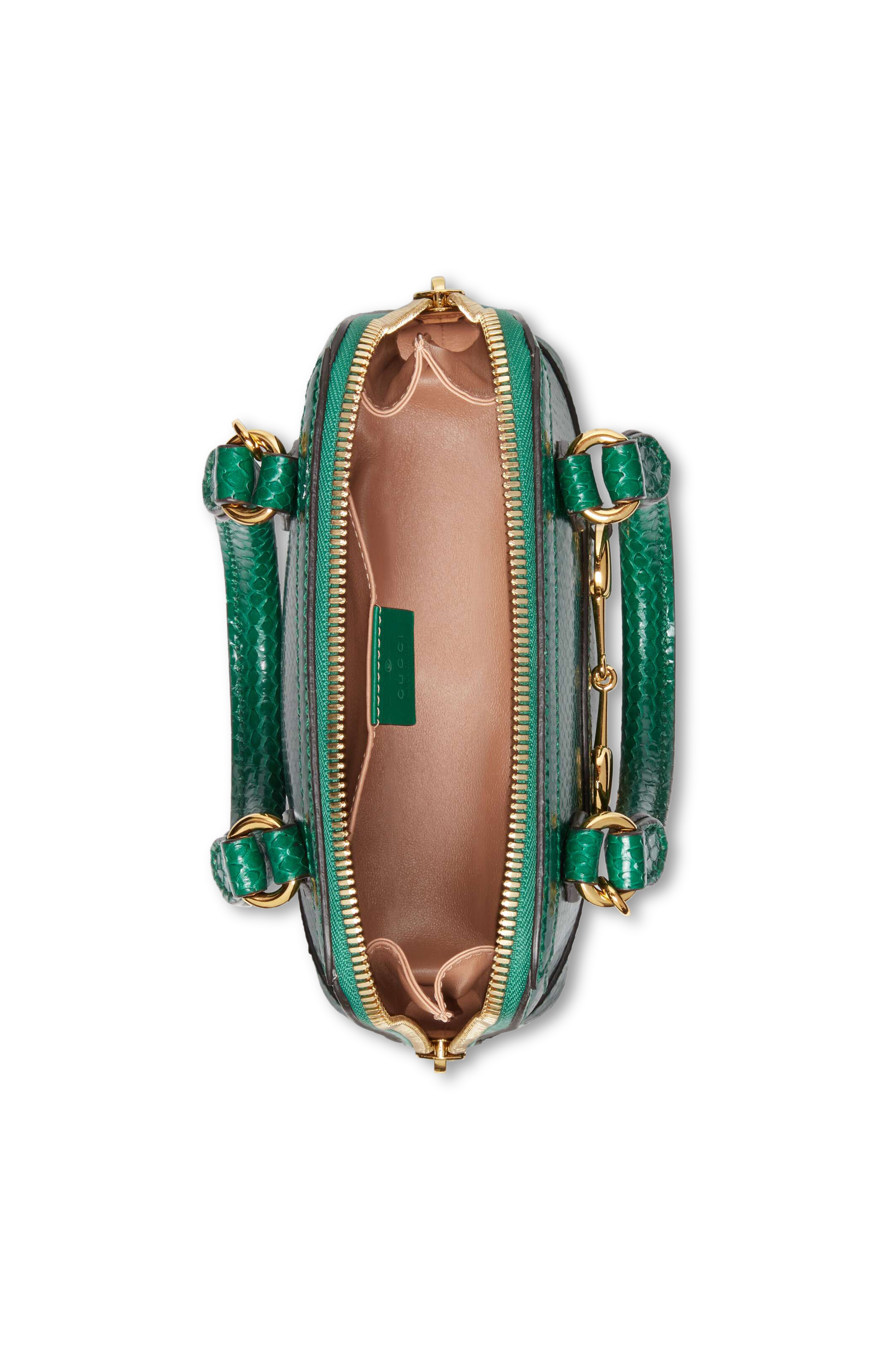 حقيبة 1955 ميني بيد علوية وحلية لجام حصان جلد أفعى