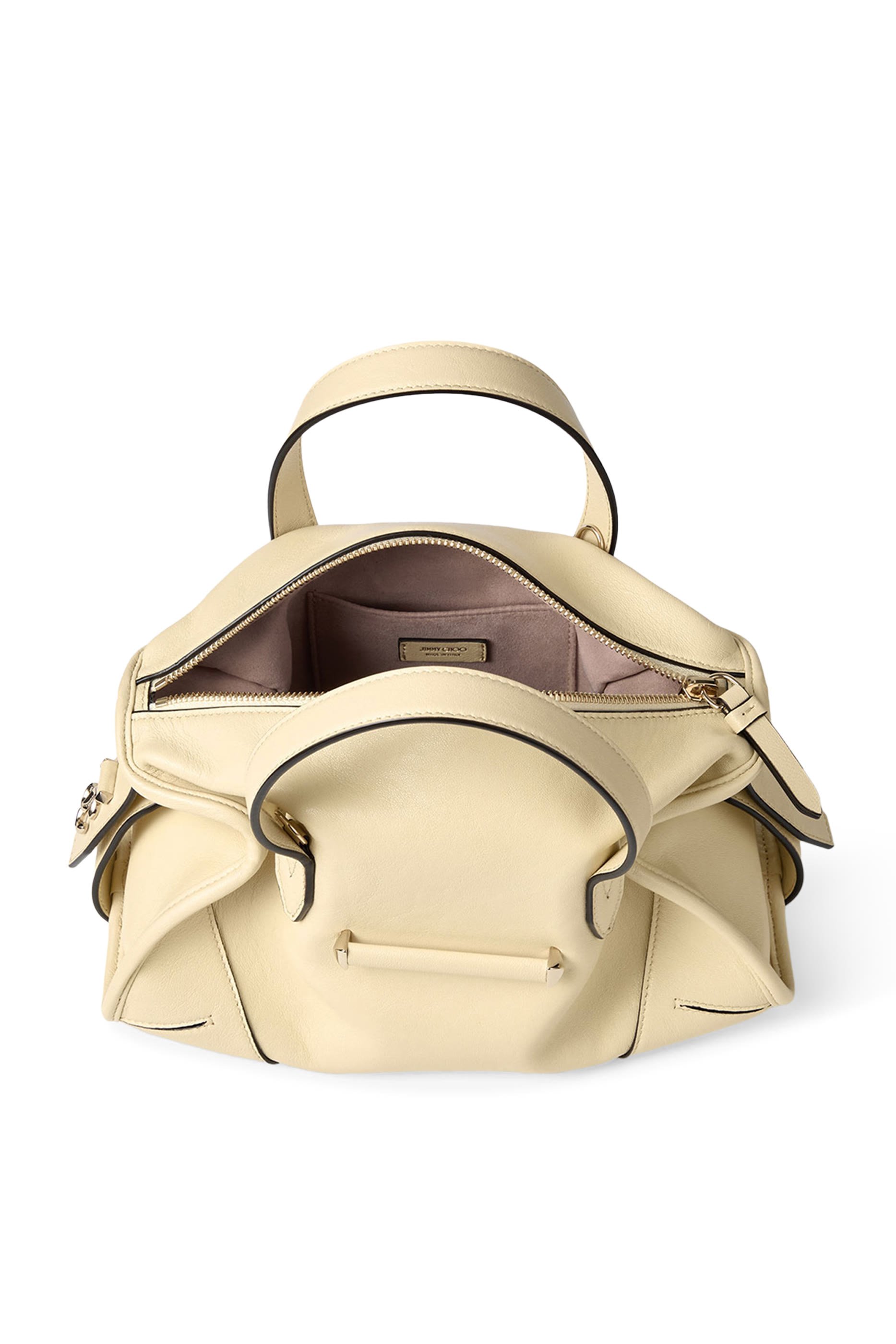 حقيبة فيلو صغيرة بيد علوية وحلية بتصميم قضيب