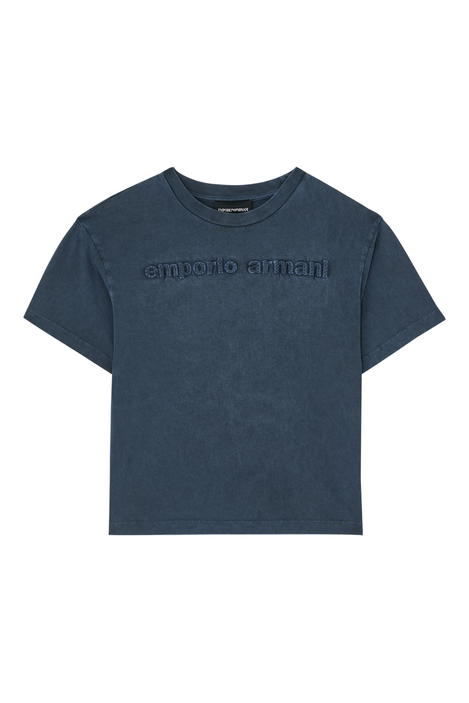 تيشيرت بقصة فضفاضة قماش مصبوغ للأطفال