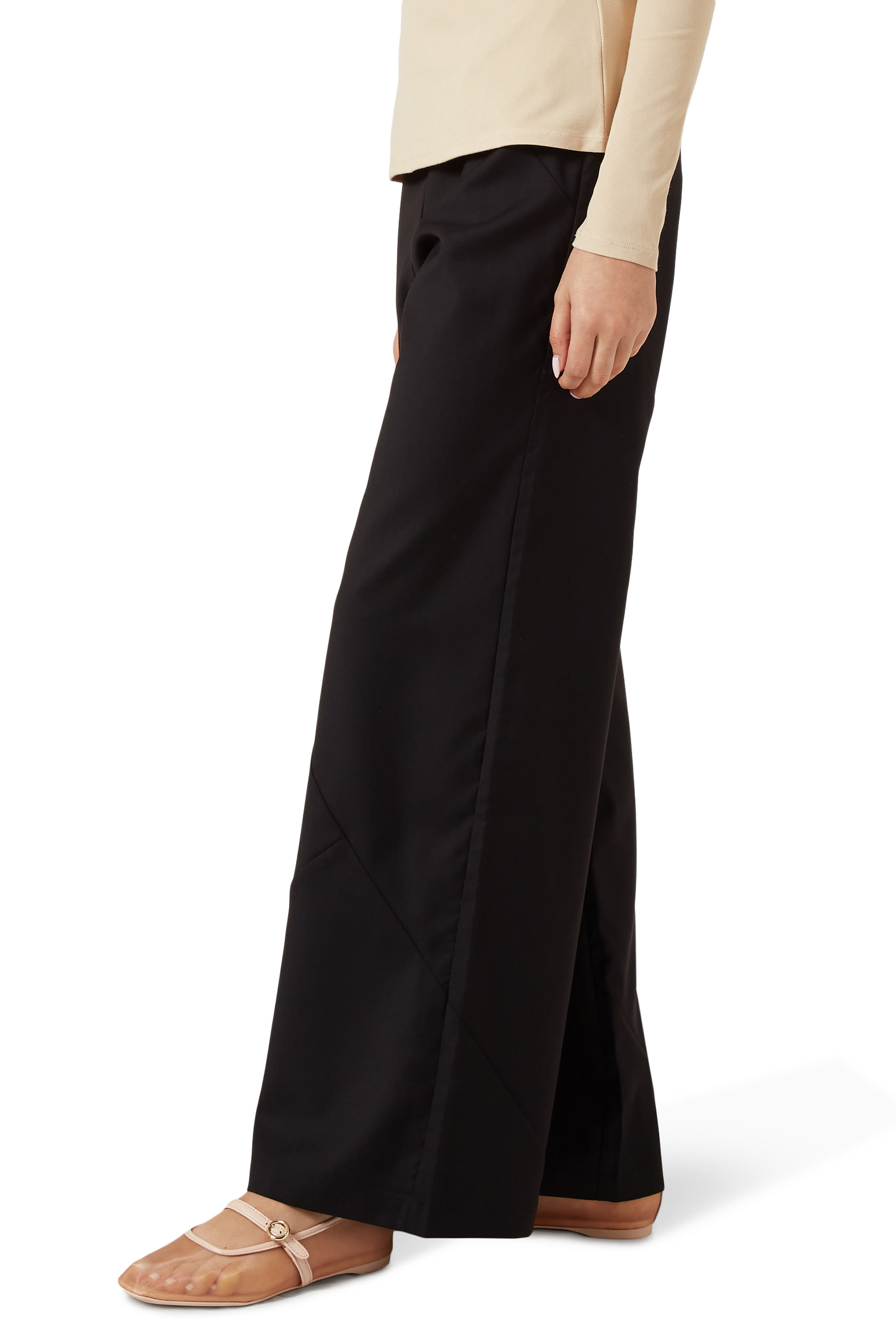 حذاء ماري جين هالو بنعل مسطح