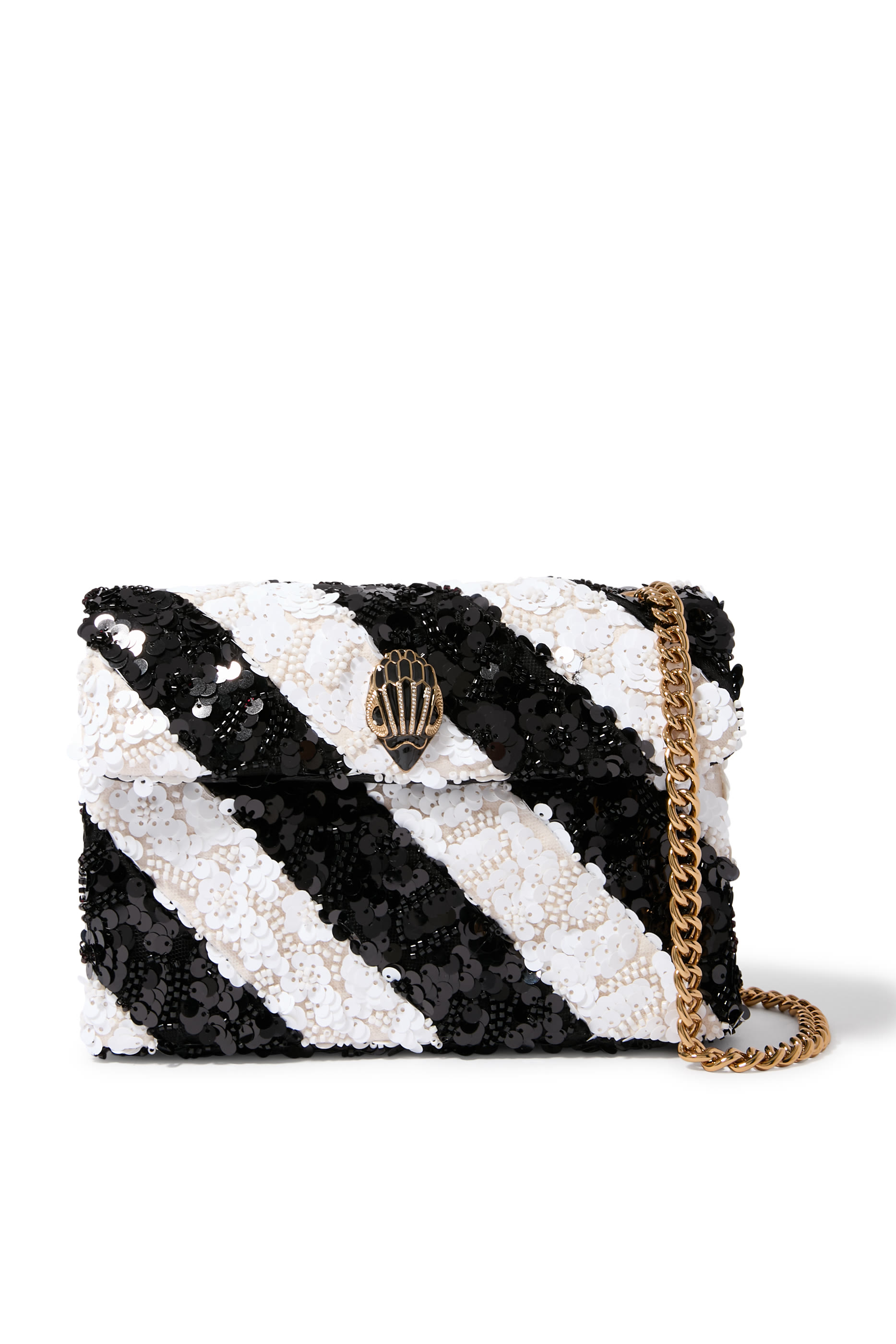 حقيبة كنسينغتون متوسطة مزينة بالترتر