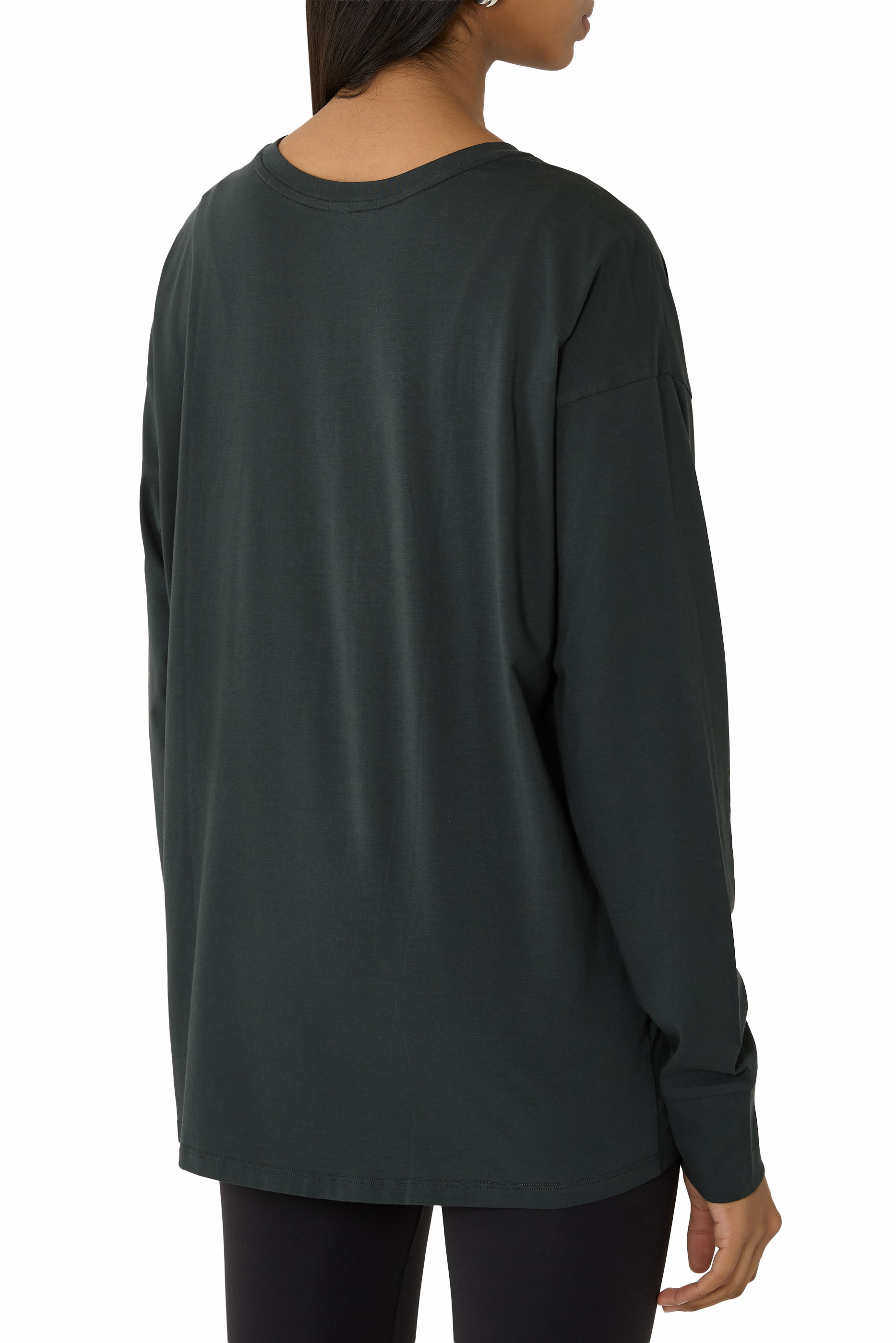  Long-Sleeve Feather T-Shirt