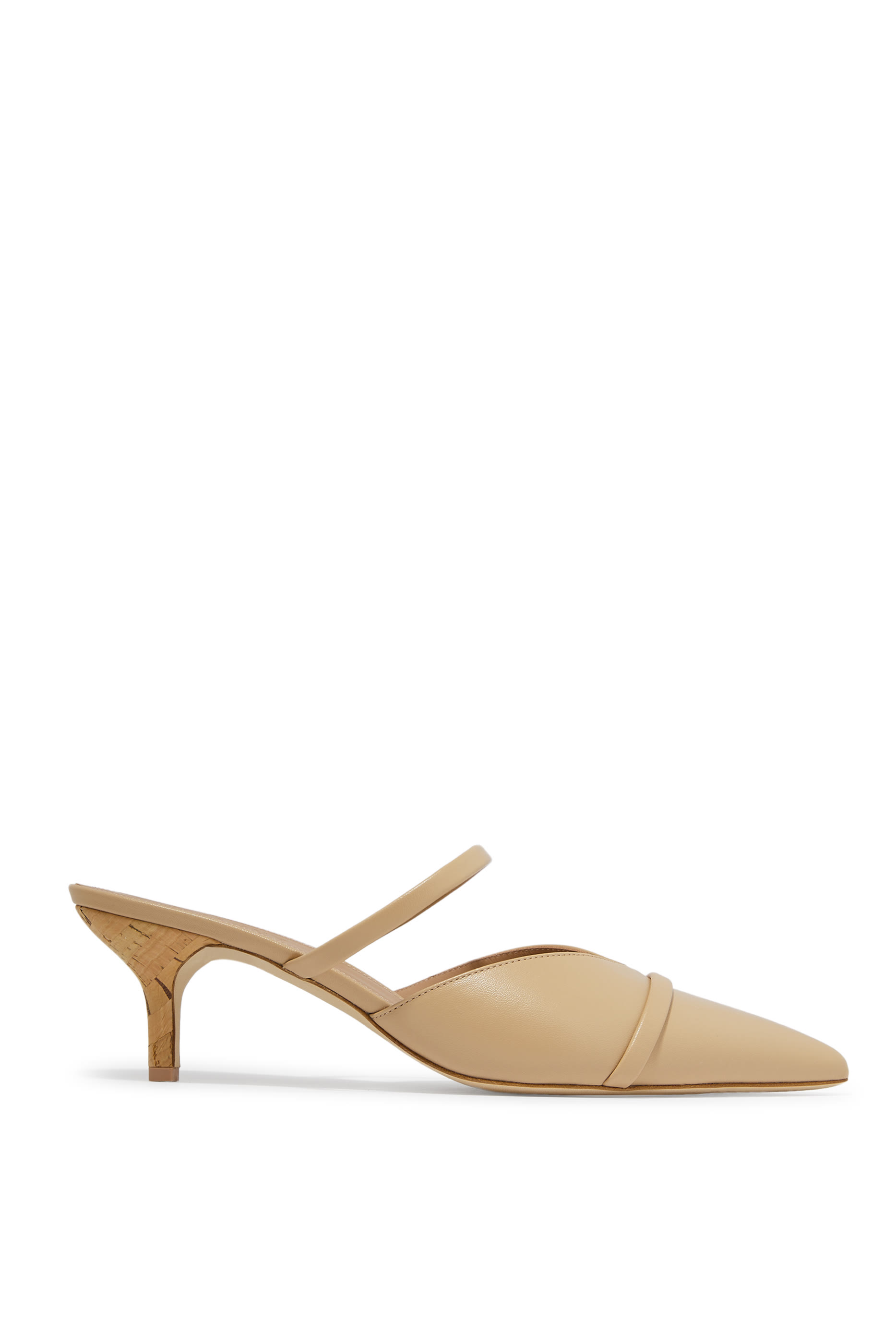 حذاء فرانكي بكعب قصير بطول 45 جلد بَف